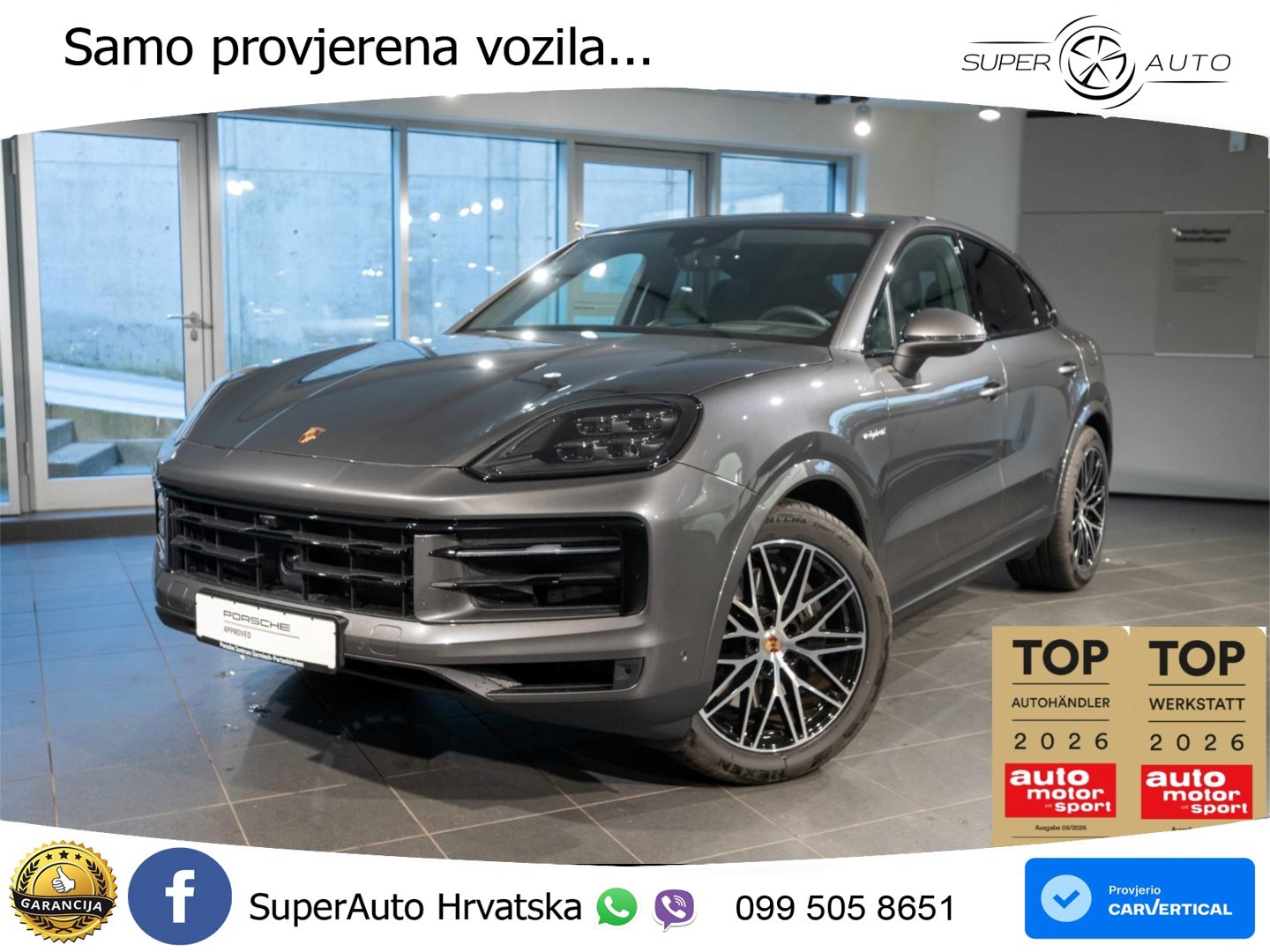Porsche Cayenne Coupe 3.0 V6 (470 KS) E-Hybrid Tiptronic S