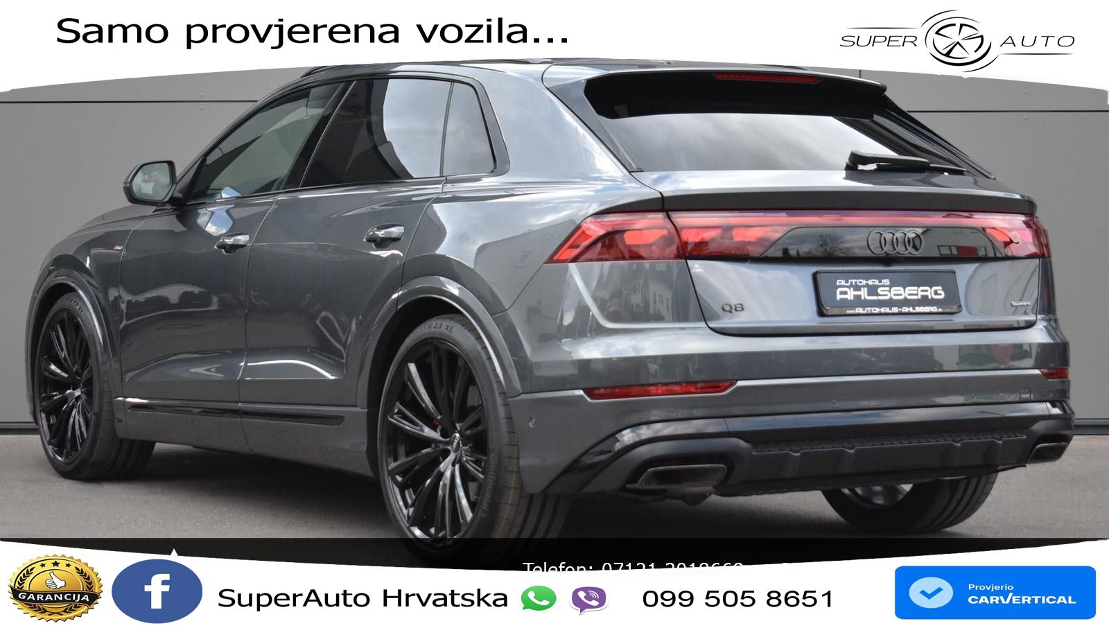 Audi Q8 50 TDI V6 (286 KS) quattro Tiptronic
