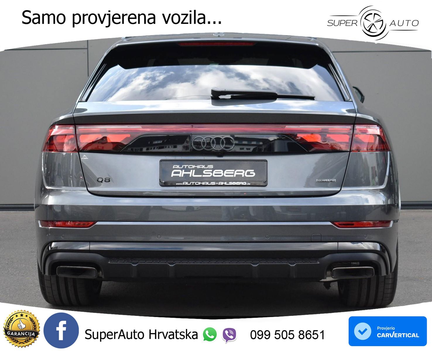 Audi Q8 50 TDI V6 (286 KS) quattro Tiptronic