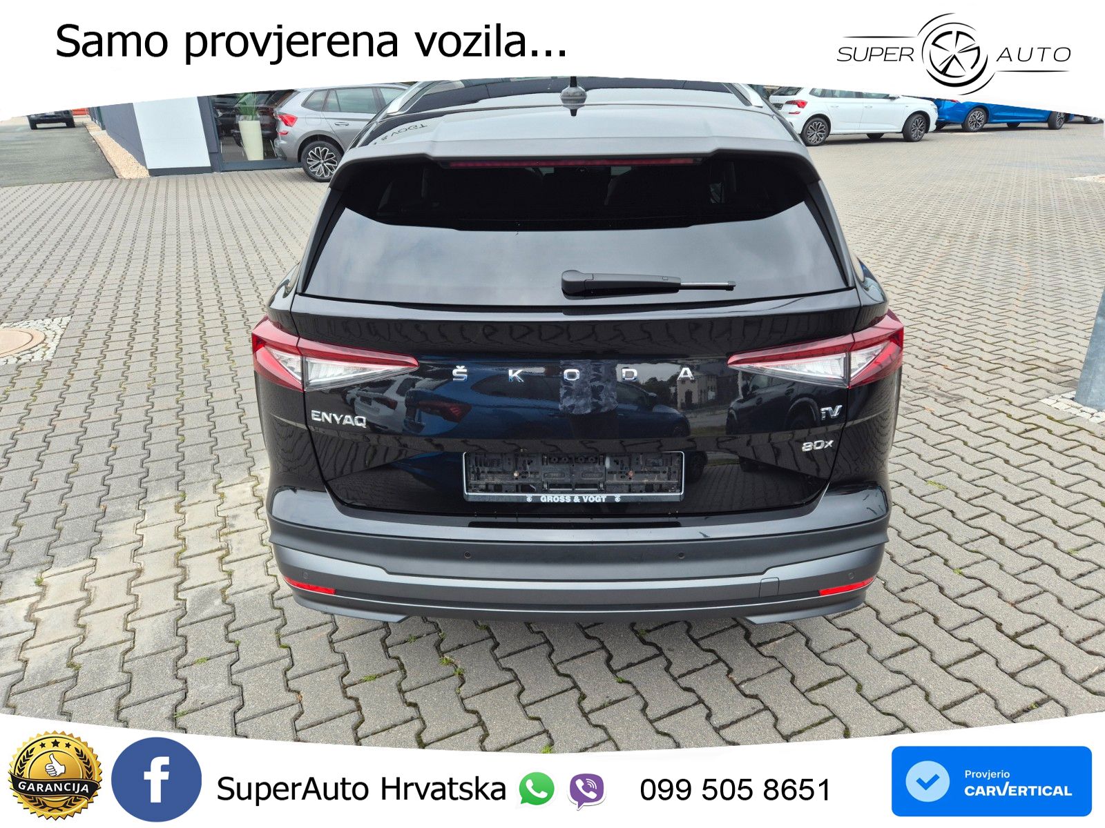 Škoda Enyaq iV 80x 82 kWh (265 KS) AWD LED+GR SJED+ACC
