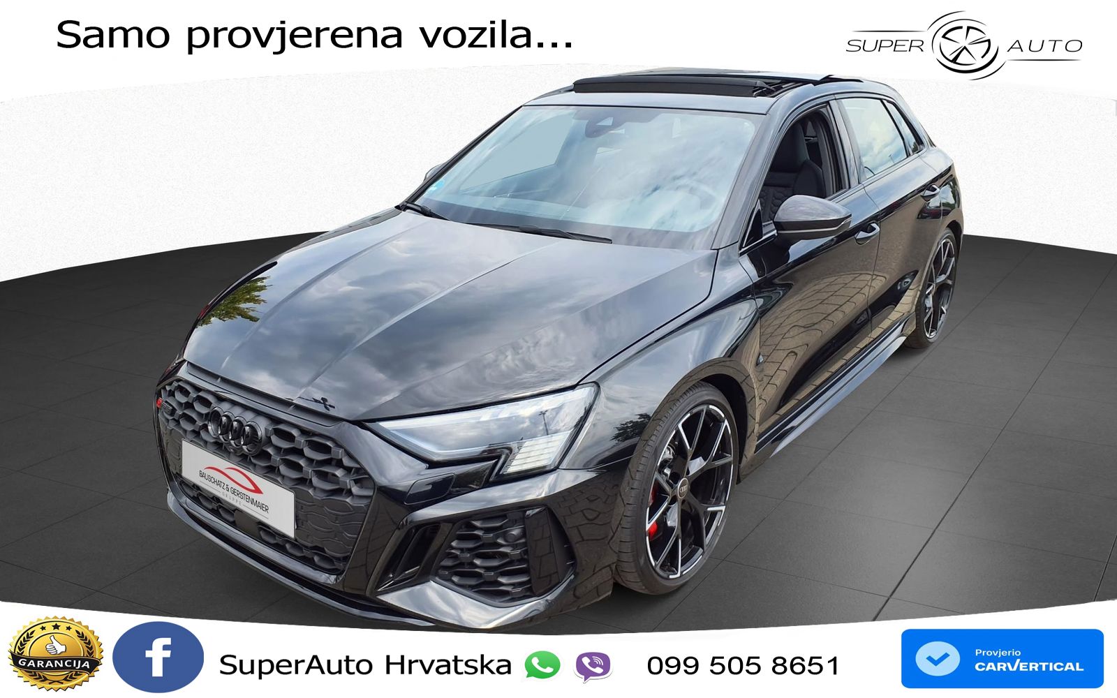 Audi RS3 Sportback 2.5 TFSI (400 KS) quattro S tronic LED+GR SJED+ACC