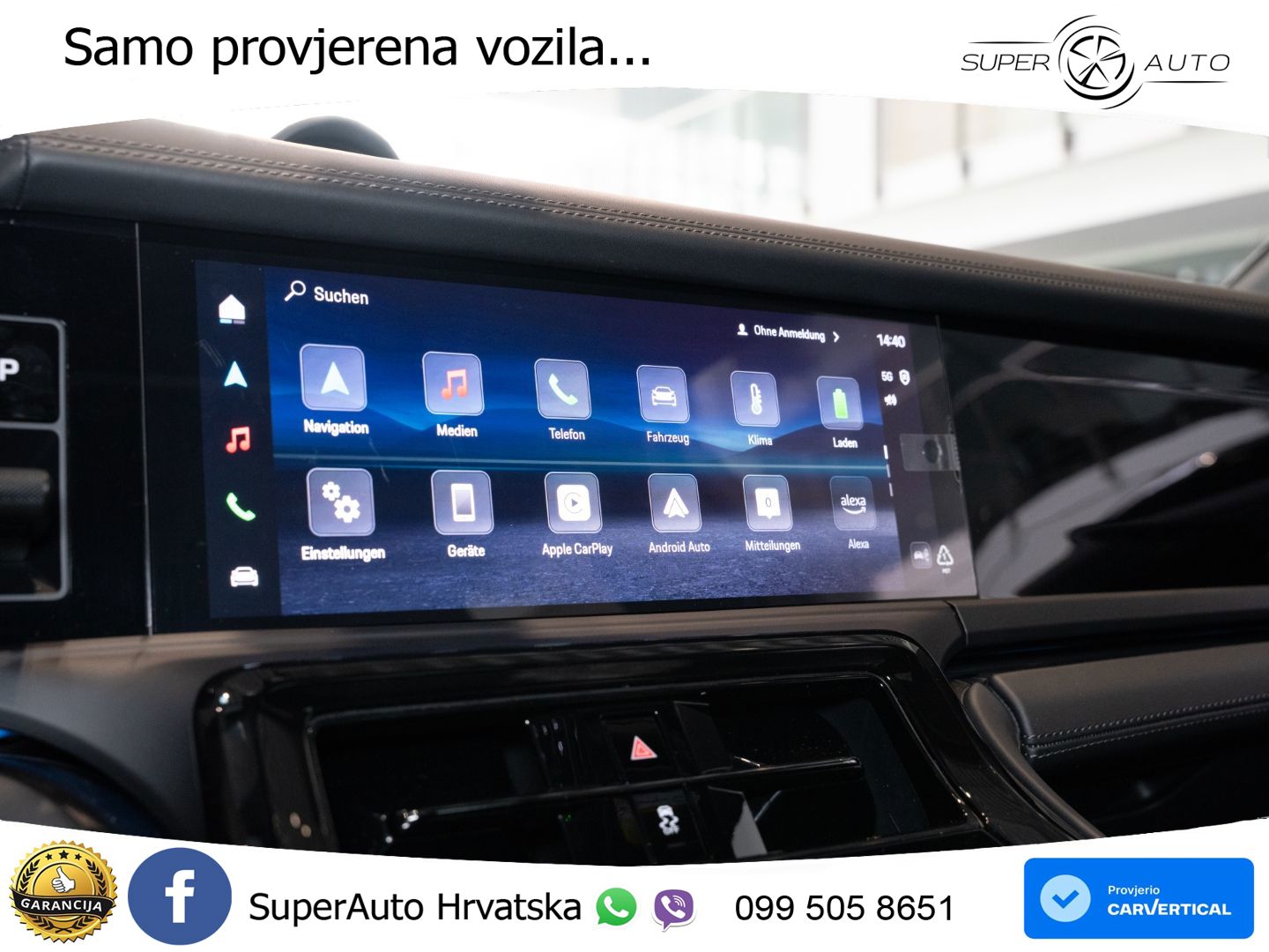 Porsche Panamera 4S 2.9 V6 (544 KS) E-Hybrid PDK ZRAČNI+ACC+GR SJED+KAM+PANO
