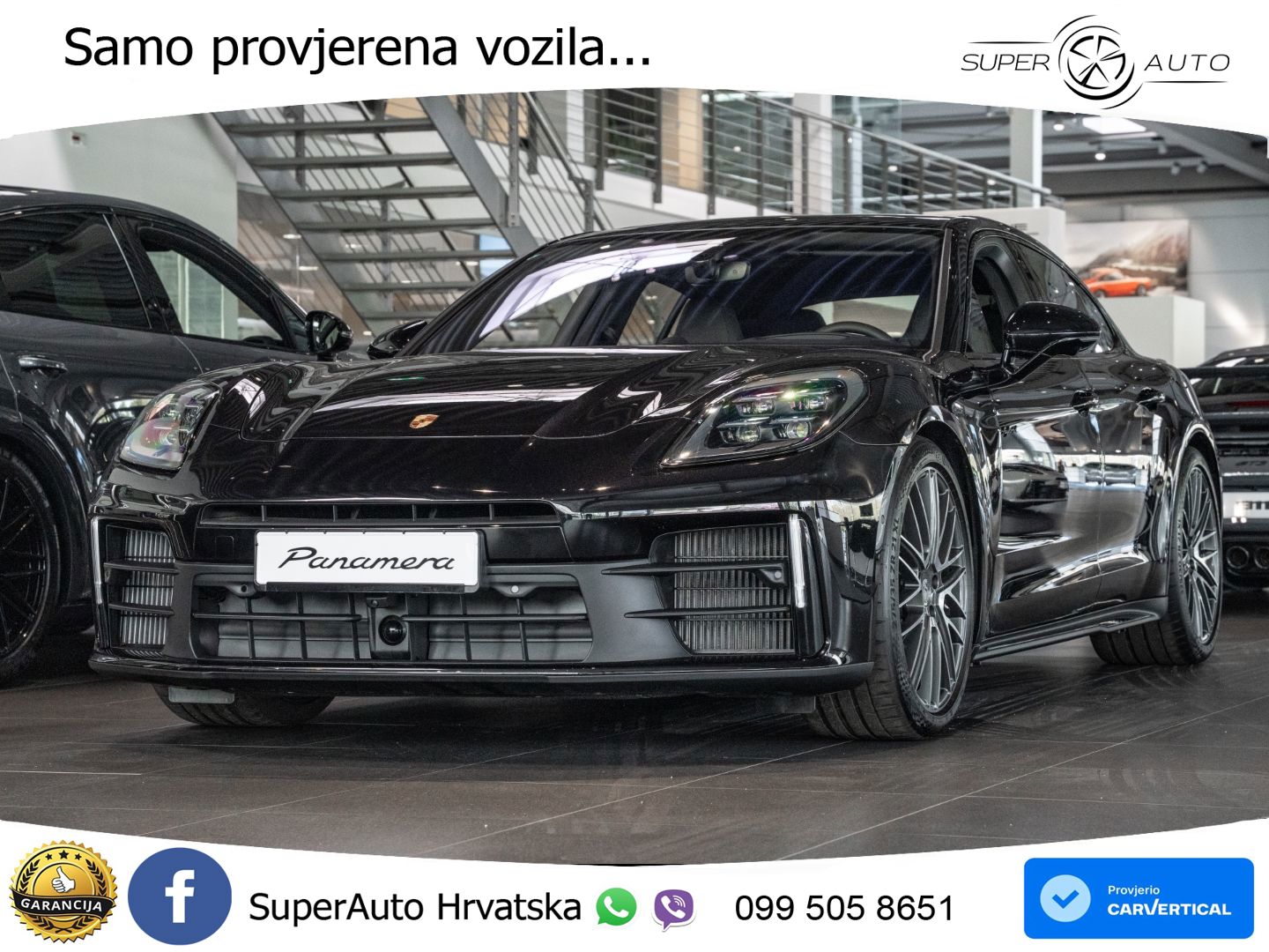 Porsche Panamera 4S 2.9 V6 (544 KS) E-Hybrid PDK ZRAČNI+ACC+GR SJED+KAM+PANO