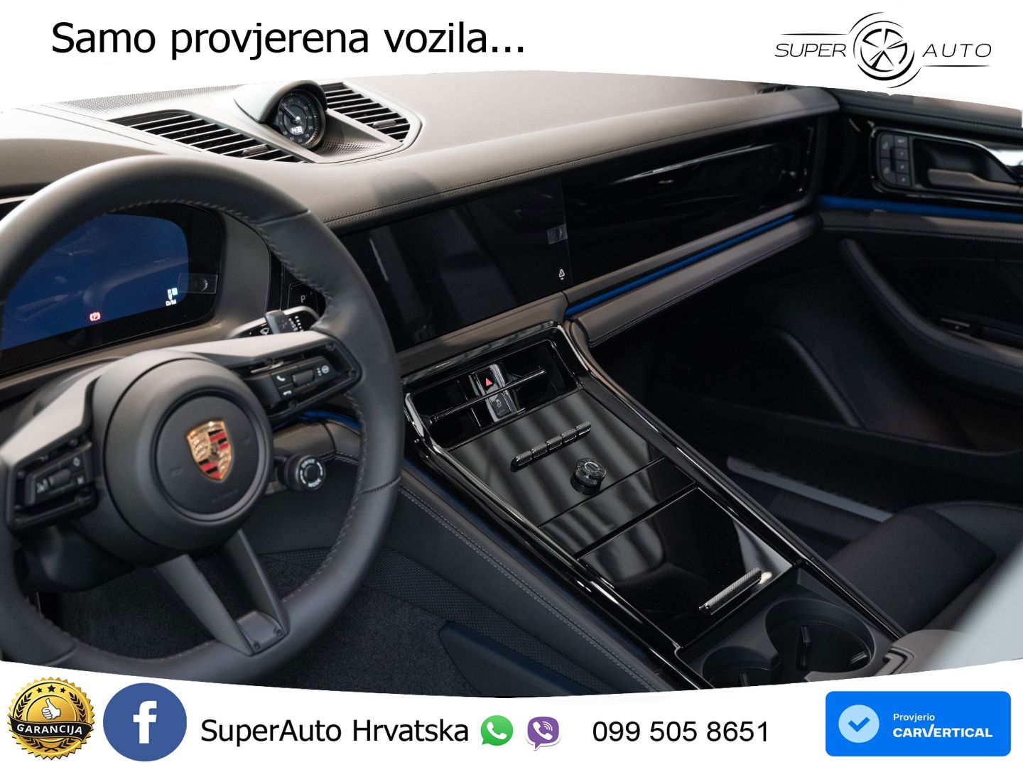 Porsche Panamera 4S 2.9 V6 (544 KS) E-Hybrid PDK ZRAČNI+ACC+GR SJED+KAM+PANO
