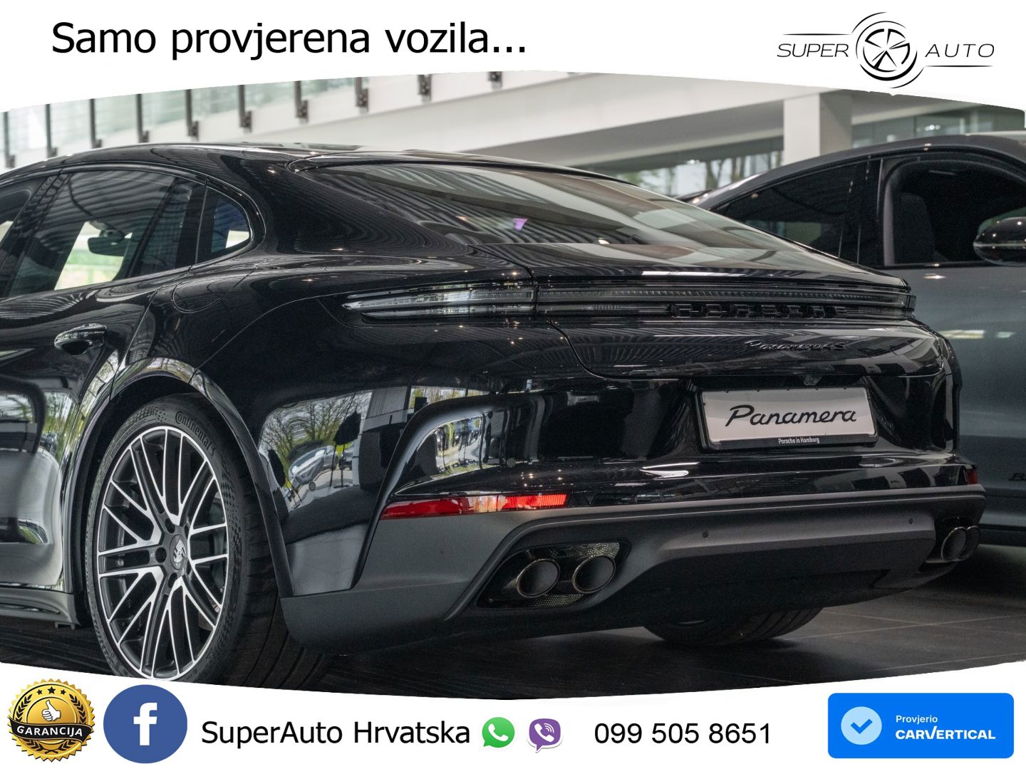 Porsche Panamera 4S 2.9 V6 (544 KS) E-Hybrid PDK ZRAČNI+ACC+GR SJED+KAM+PANO