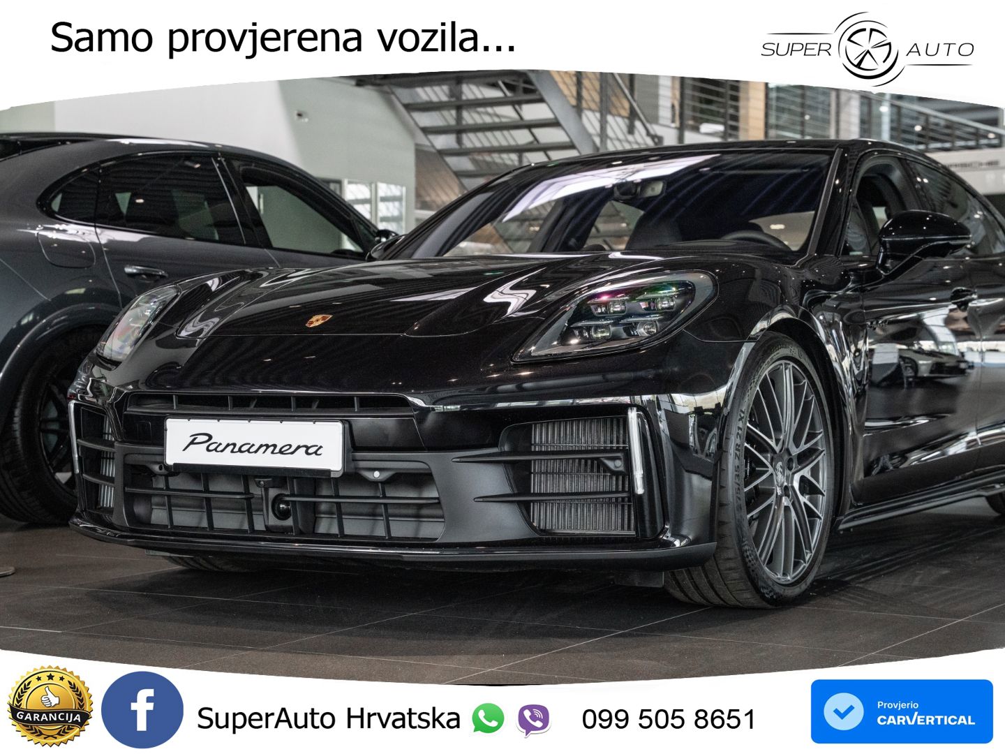 Porsche Panamera 4S 2.9 V6 (544 KS) E-Hybrid PDK ZRAČNI+ACC+GR SJED+KAM+PANO