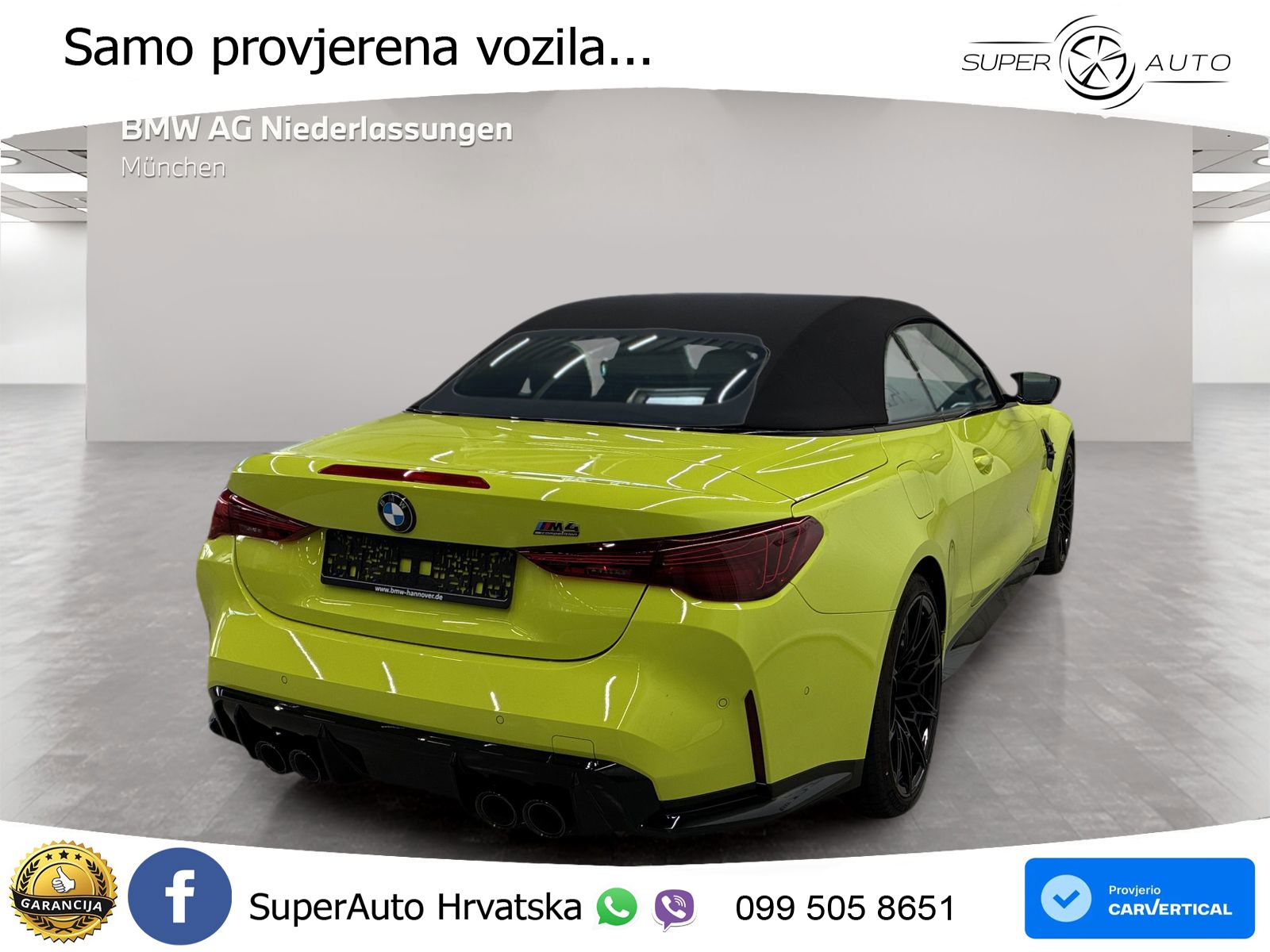 BMW M4 Convertible Competition 3.0 (530 KS) xDrive Steptronic