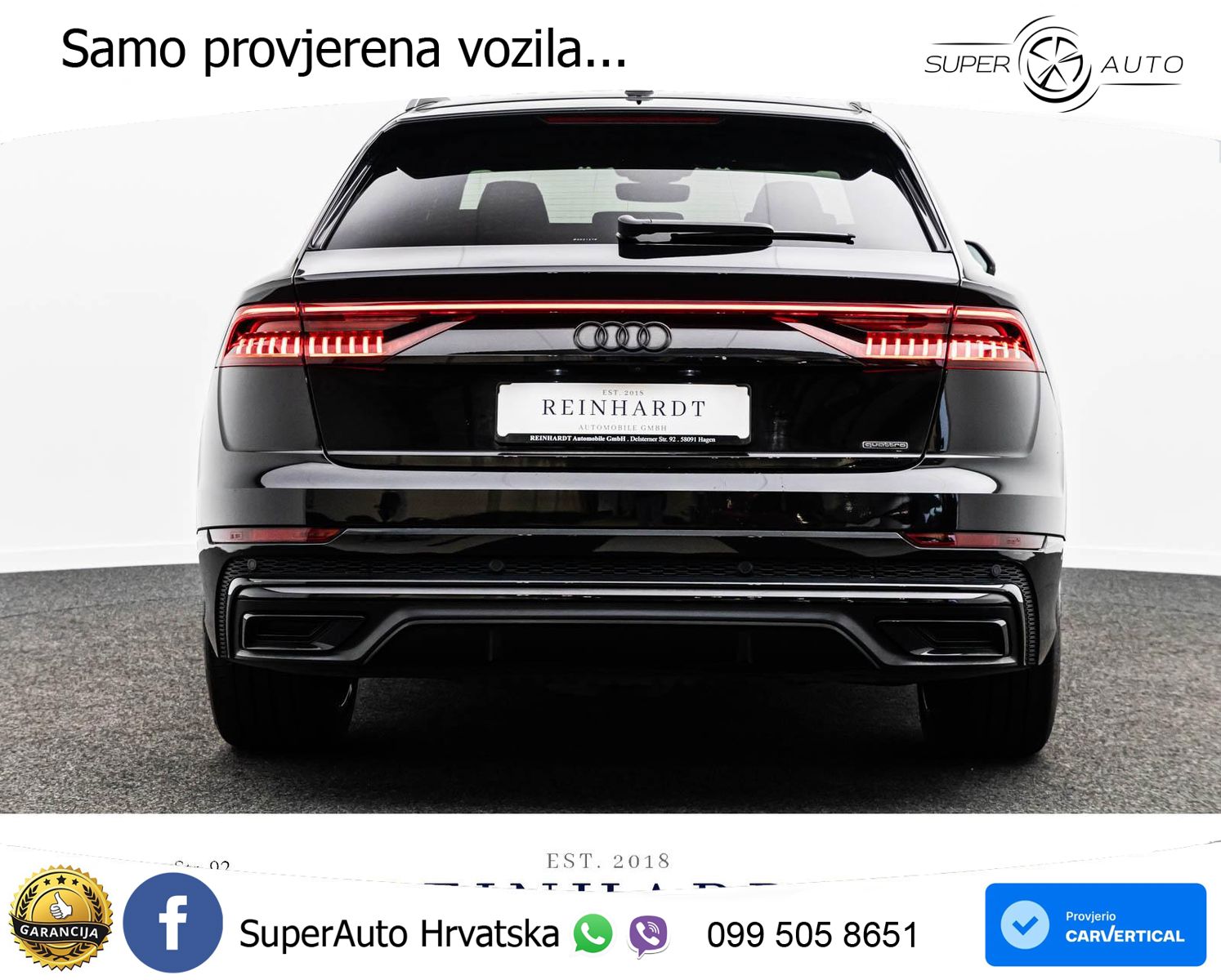Audi Q8 60 TFSIe V6 (462 KS) quattro Tiptronic