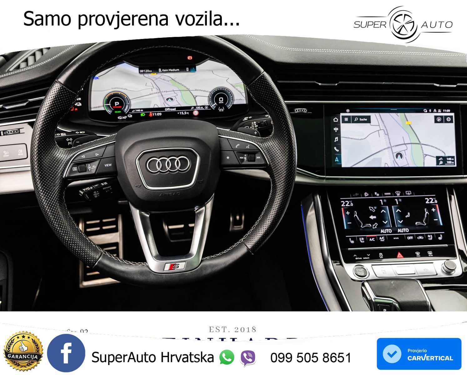 Audi Q8 60 TFSIe V6 (462 KS) quattro Tiptronic