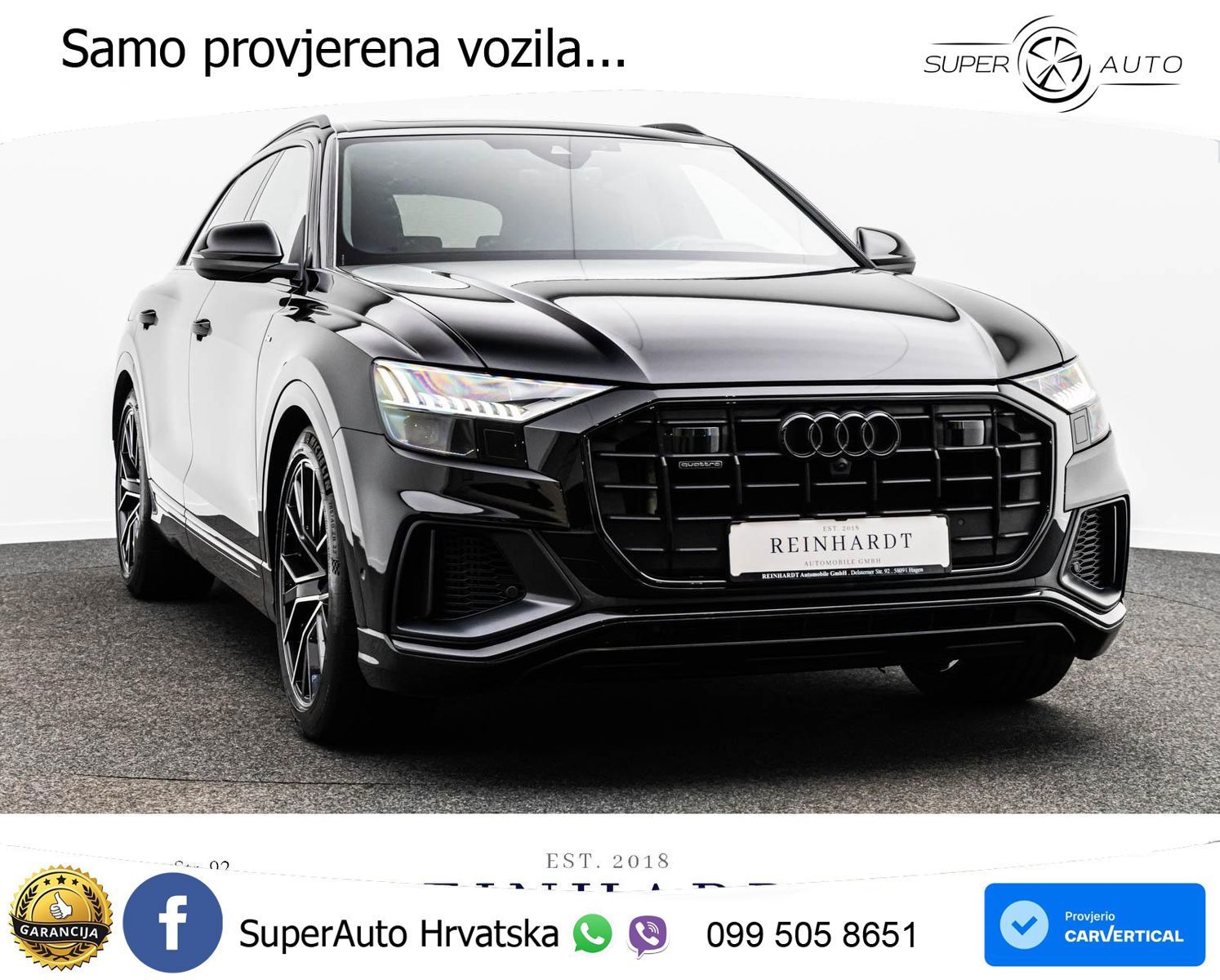 Audi Q8 60 TFSIe V6 (462 KS) quattro Tiptronic