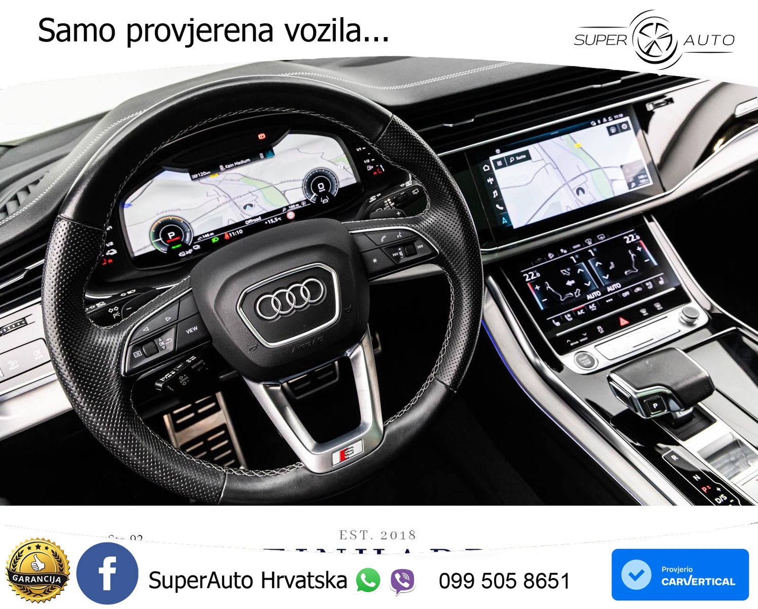 Audi Q8 60 TFSIe V6 (462 KS) quattro Tiptronic