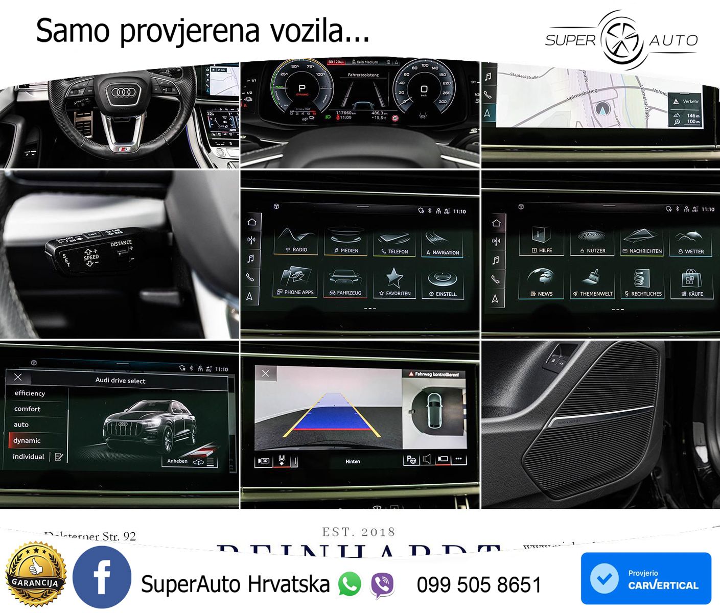 Audi Q8 60 TFSIe V6 (462 KS) quattro Tiptronic