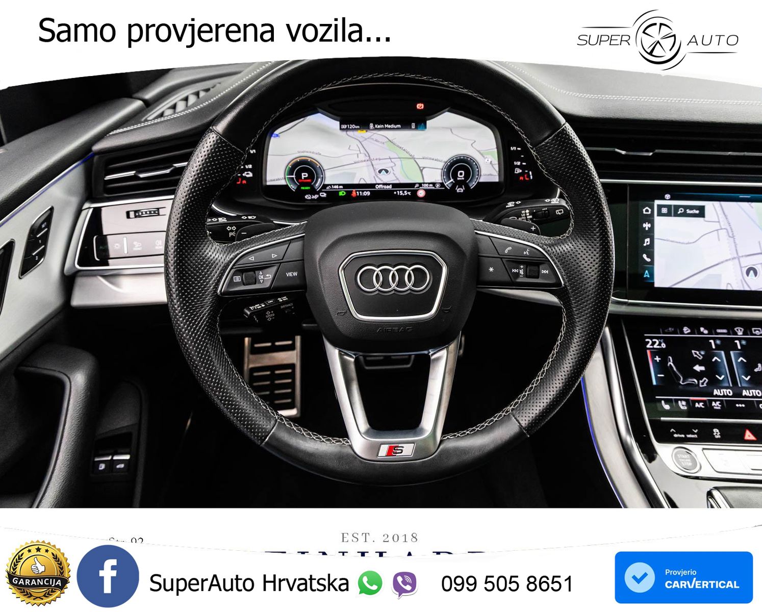 Audi Q8 60 TFSIe V6 (462 KS) quattro Tiptronic