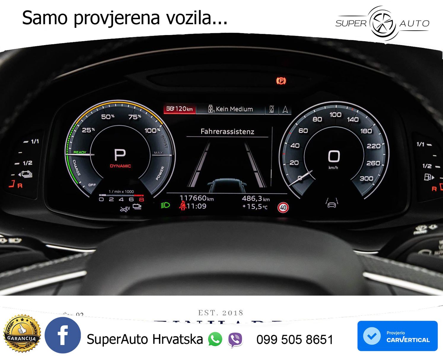 Audi Q8 60 TFSIe V6 (462 KS) quattro Tiptronic