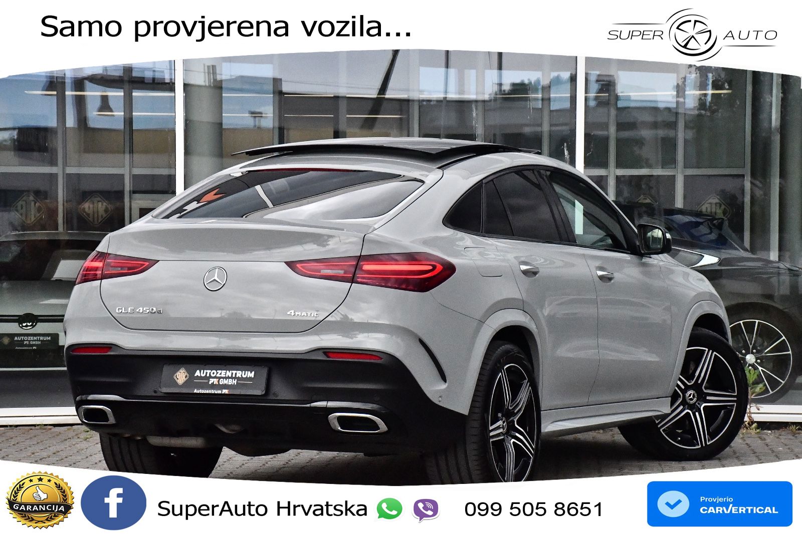 Mercedes GLE Coupe 450d (367 KS) EQ Boost 4MATIC 9G-TRONIC AMG LED+GR SJED+ACC
