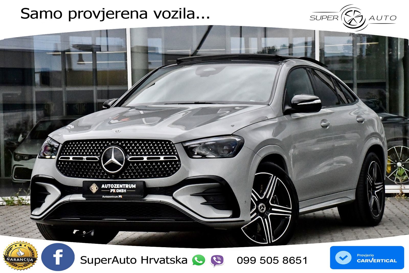 Mercedes GLE Coupe 450d (367 KS) EQ Boost 4MATIC 9G-TRONIC AMG LED+GR SJED+ACC