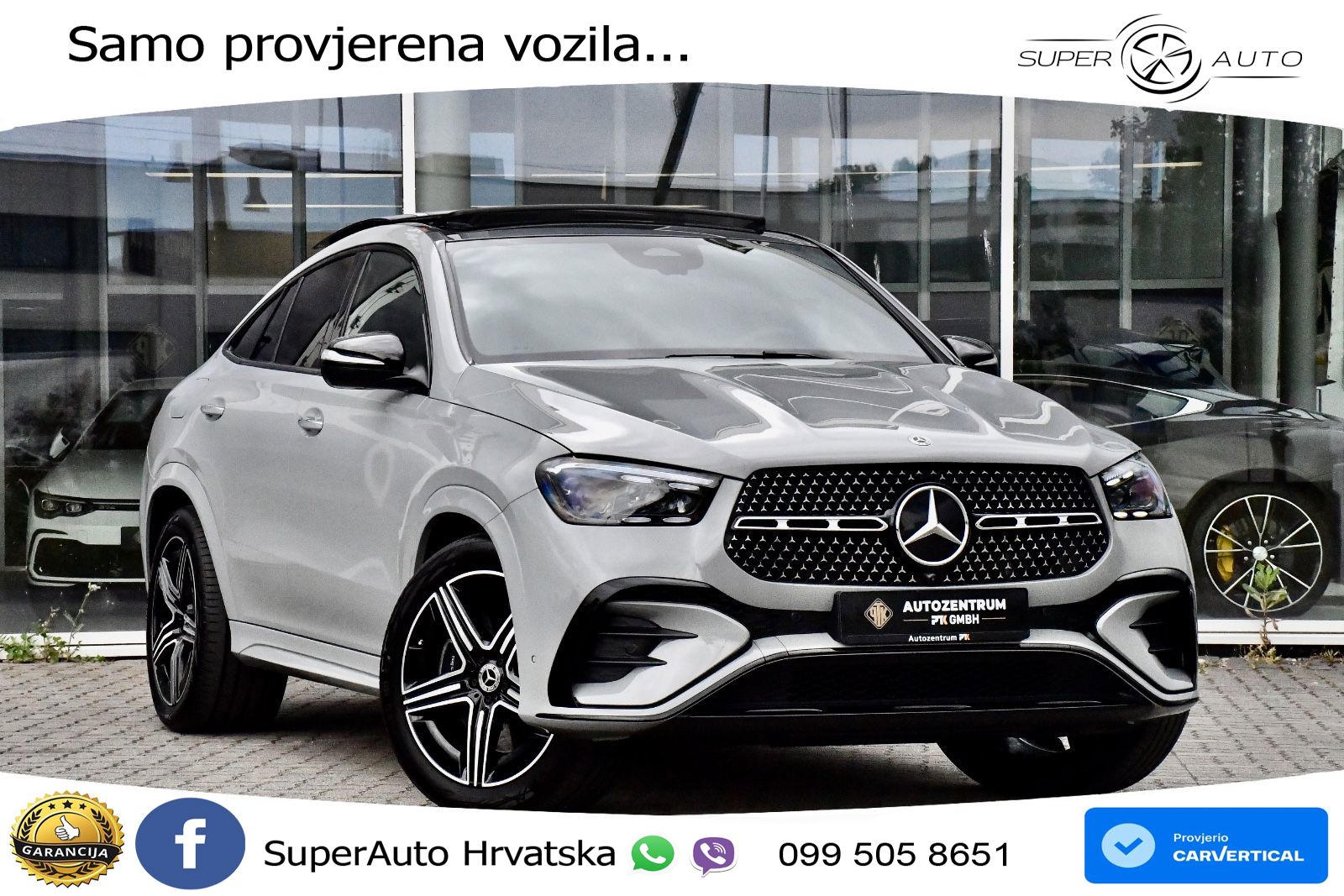 Mercedes GLE Coupe 450d (367 KS) EQ Boost 4MATIC 9G-TRONIC AMG LED+GR SJED+ACC