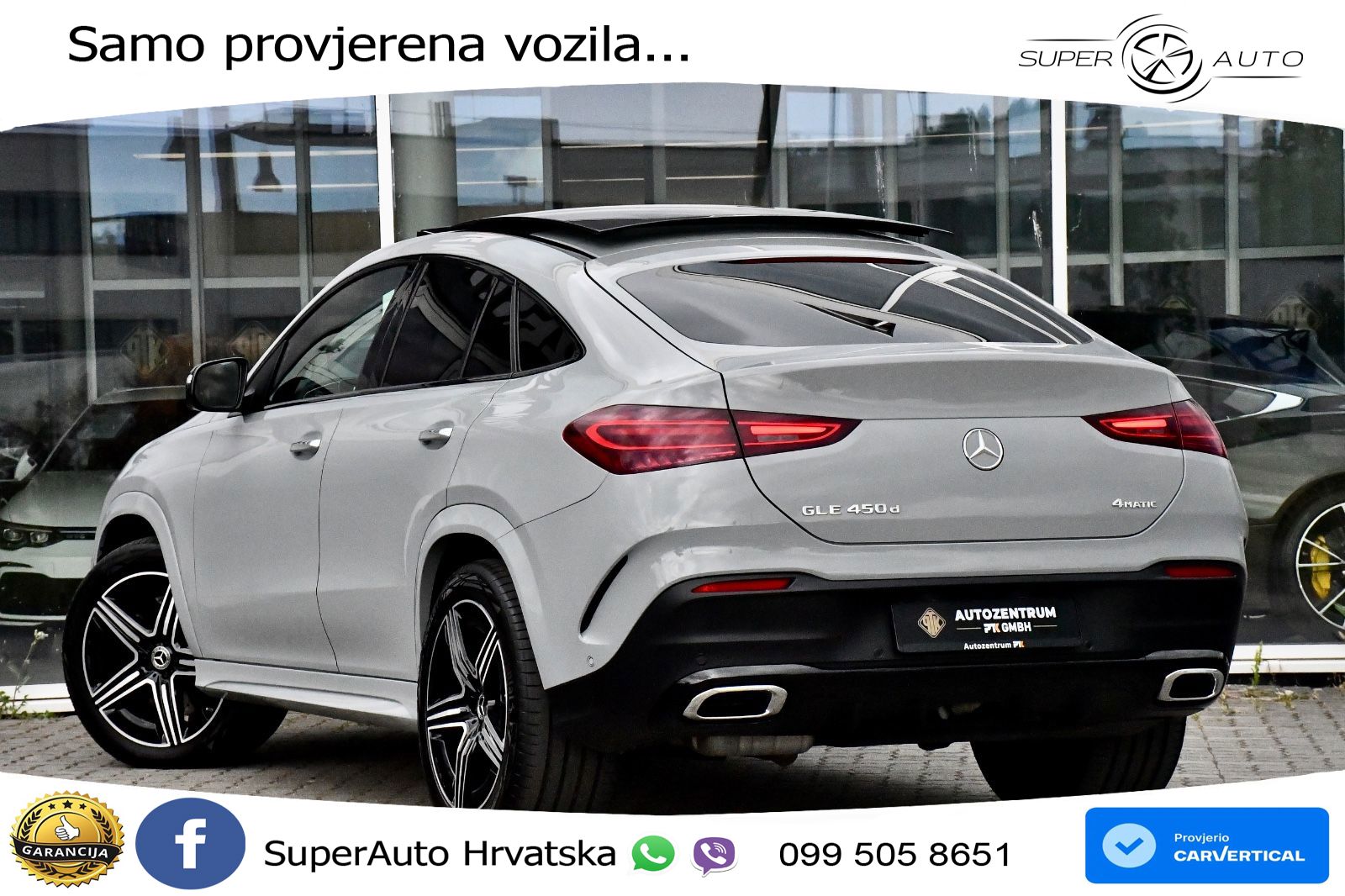 Mercedes GLE Coupe 450d (367 KS) EQ Boost 4MATIC 9G-TRONIC AMG LED+GR SJED+ACC