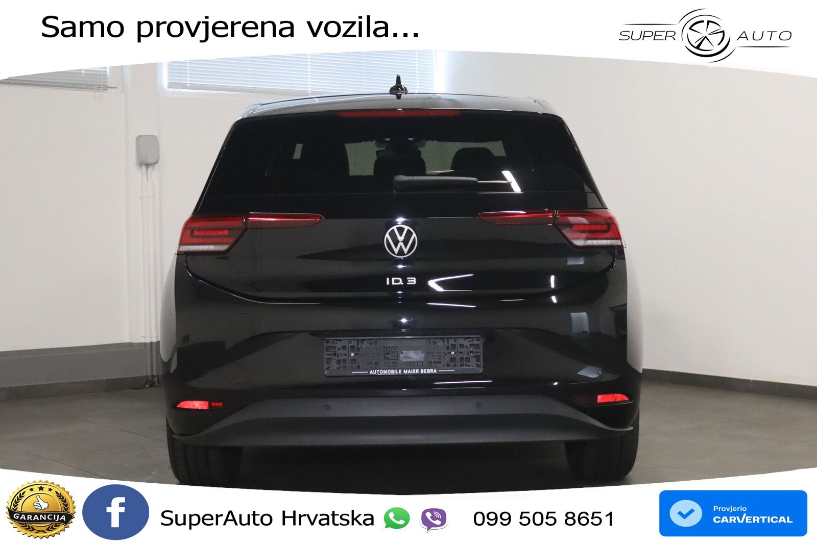 Volkswagen ID.3 Pro 62 kWh (204 KS) LED+GR SJED+ACC