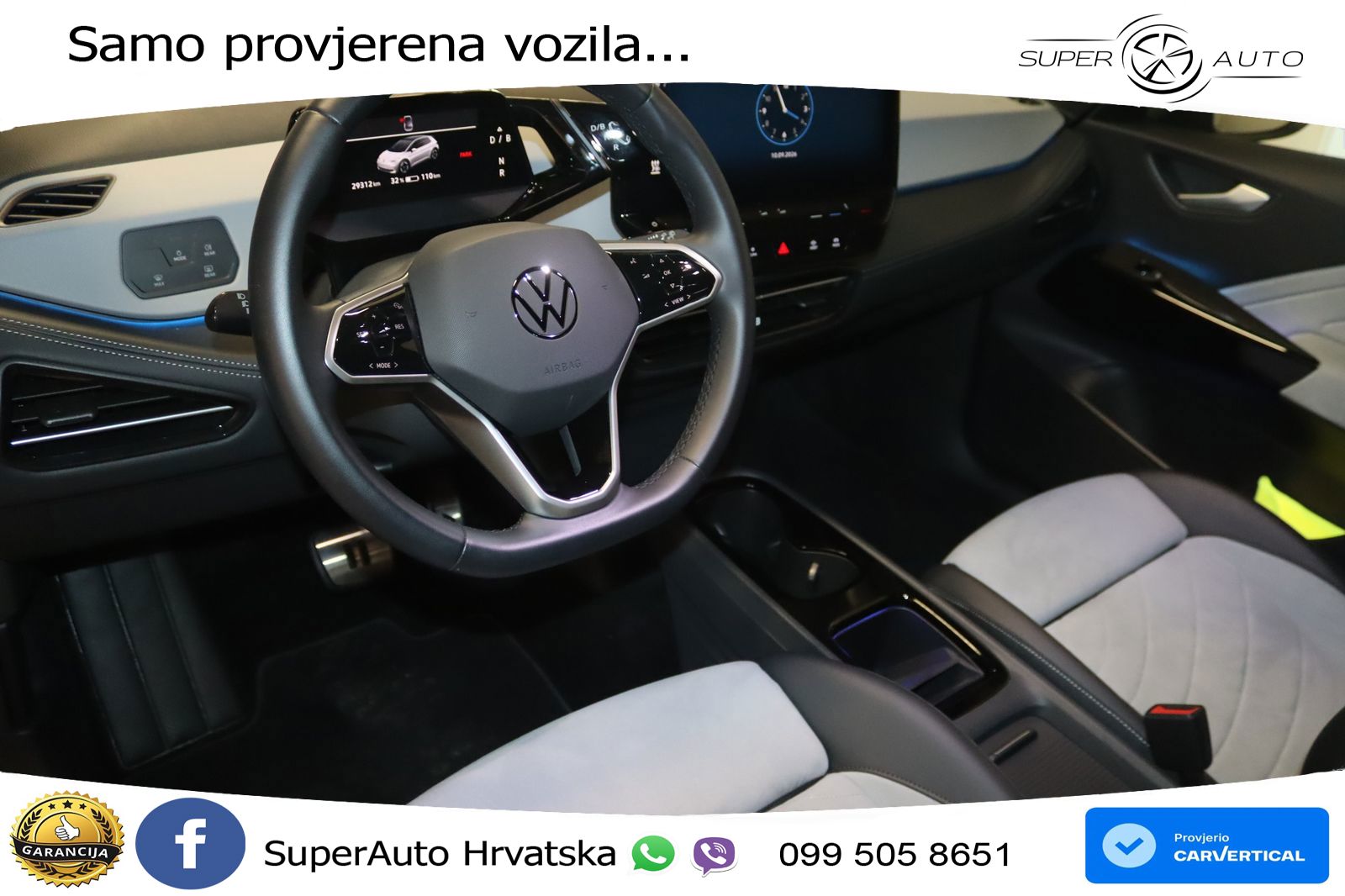 Volkswagen ID.3 Pro 62 kWh (204 KS) LED+GR SJED+ACC