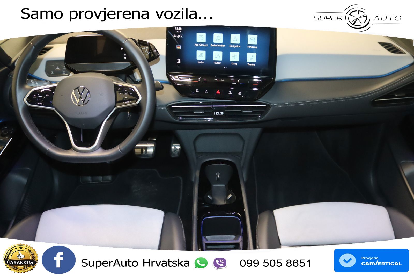 Volkswagen ID.3 Pro 62 kWh (204 KS) LED+GR SJED+ACC