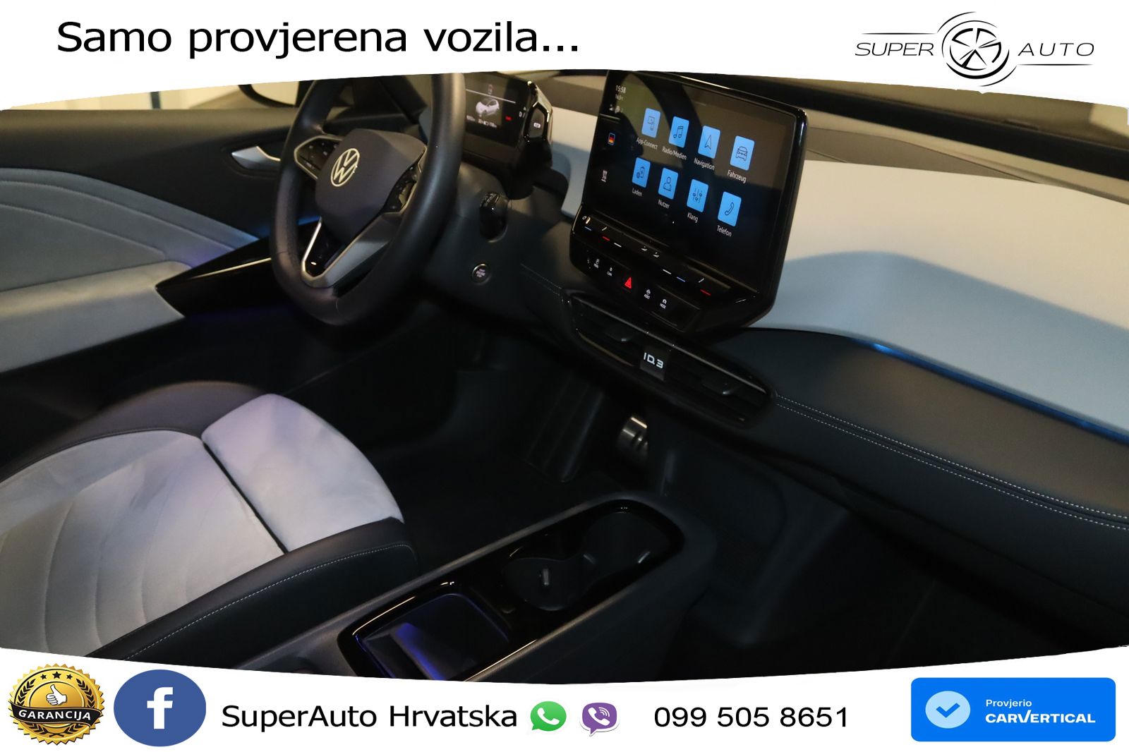 Volkswagen ID.3 Pro 62 kWh (204 KS) LED+GR SJED+ACC