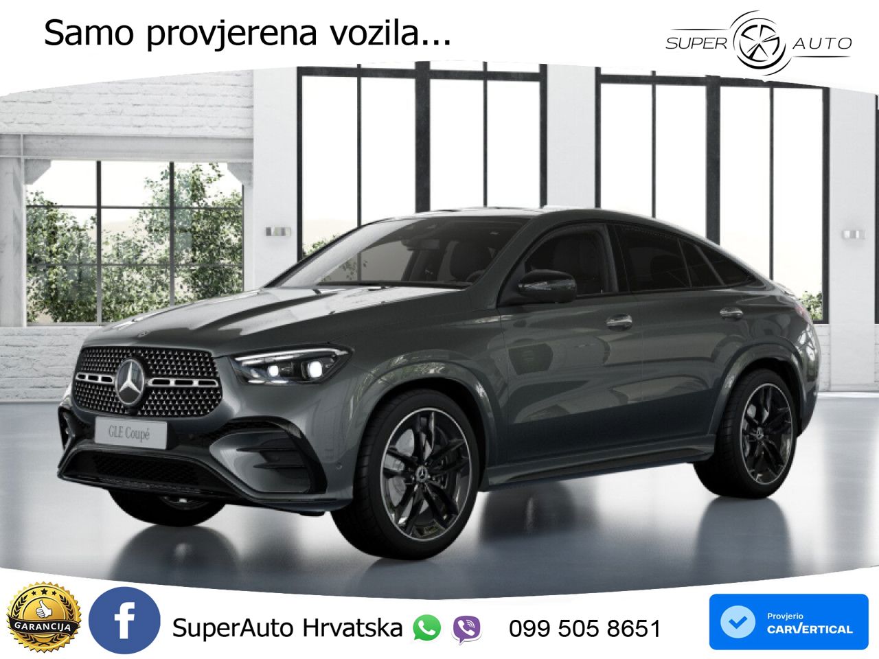 Mercedes GLE Coupe 450d (367 KS) EQ Boost 4MATIC 9G-TRONIC AMG LED+GR SJED+ACC