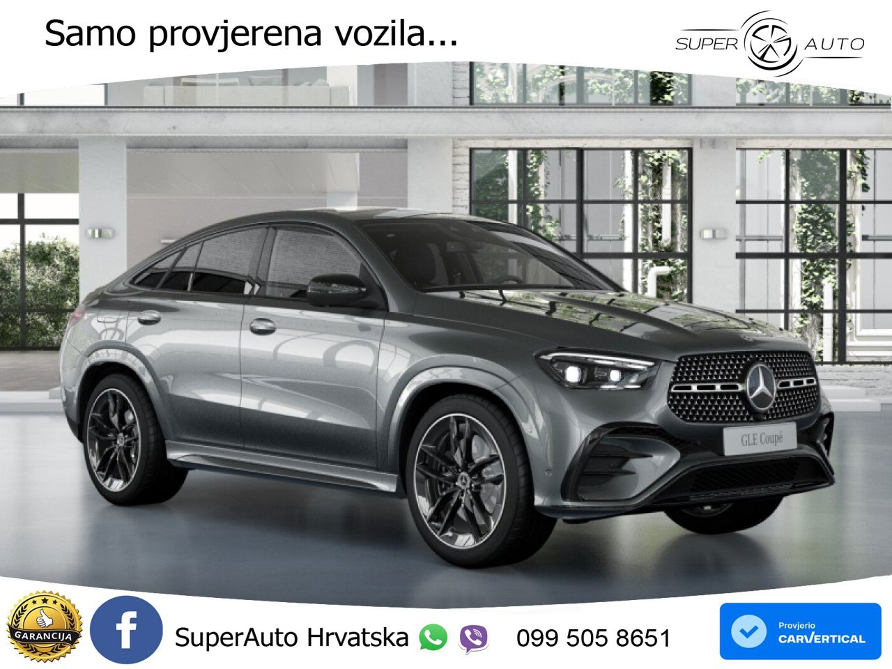 Mercedes GLE Coupe 450d (367 KS) EQ Boost 4MATIC 9G-TRONIC AMG LED+GR SJED+ACC
