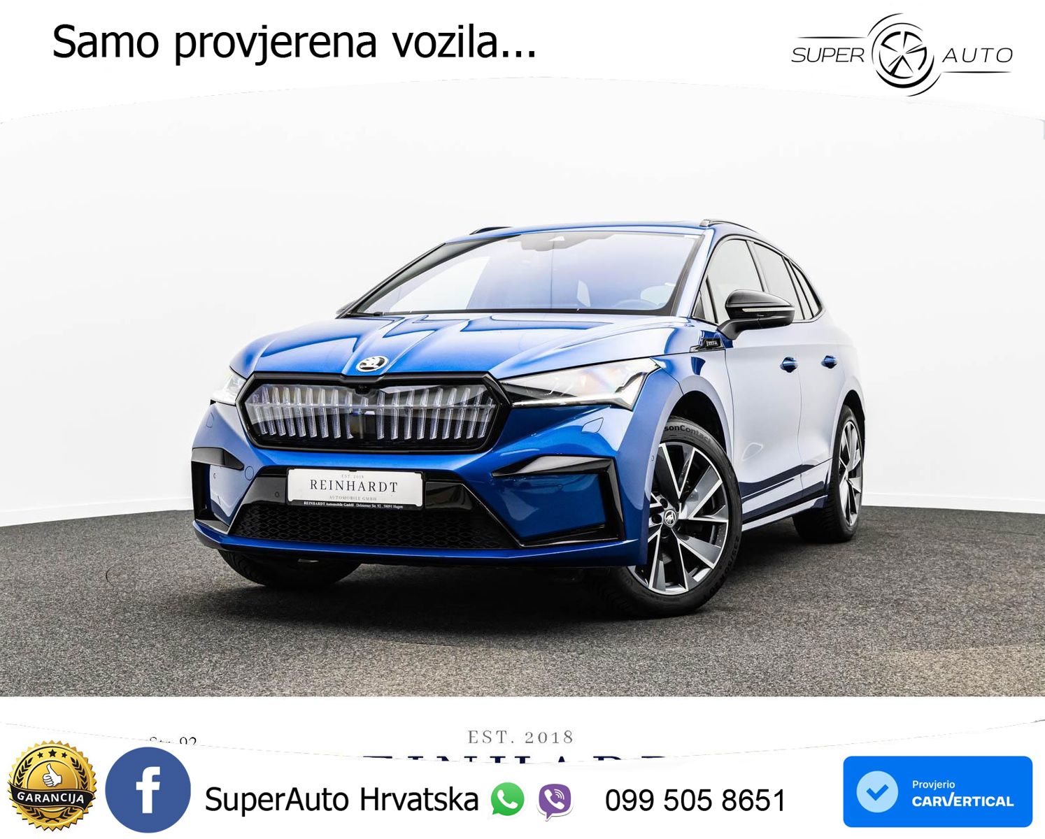 Škoda Enyaq iV 85x 82 kWh (286 KS) AWD