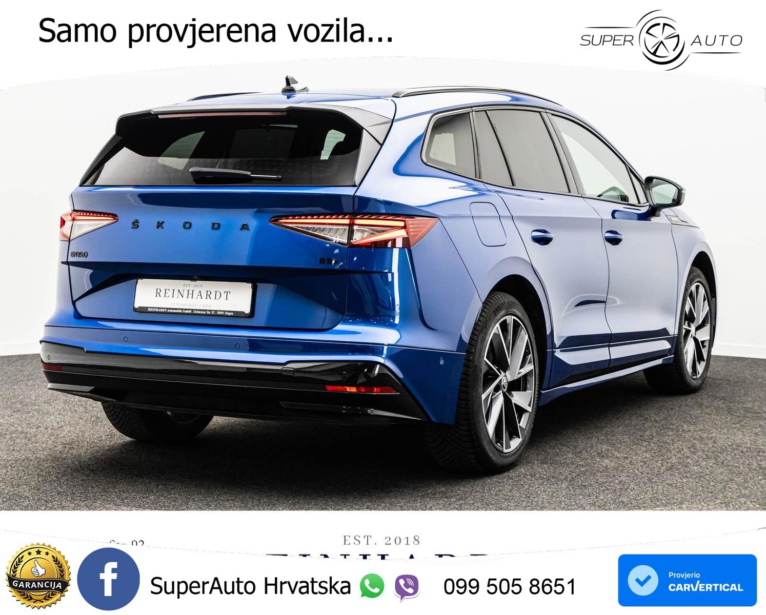 Škoda Enyaq iV 85x 82 kWh (286 KS) AWD
