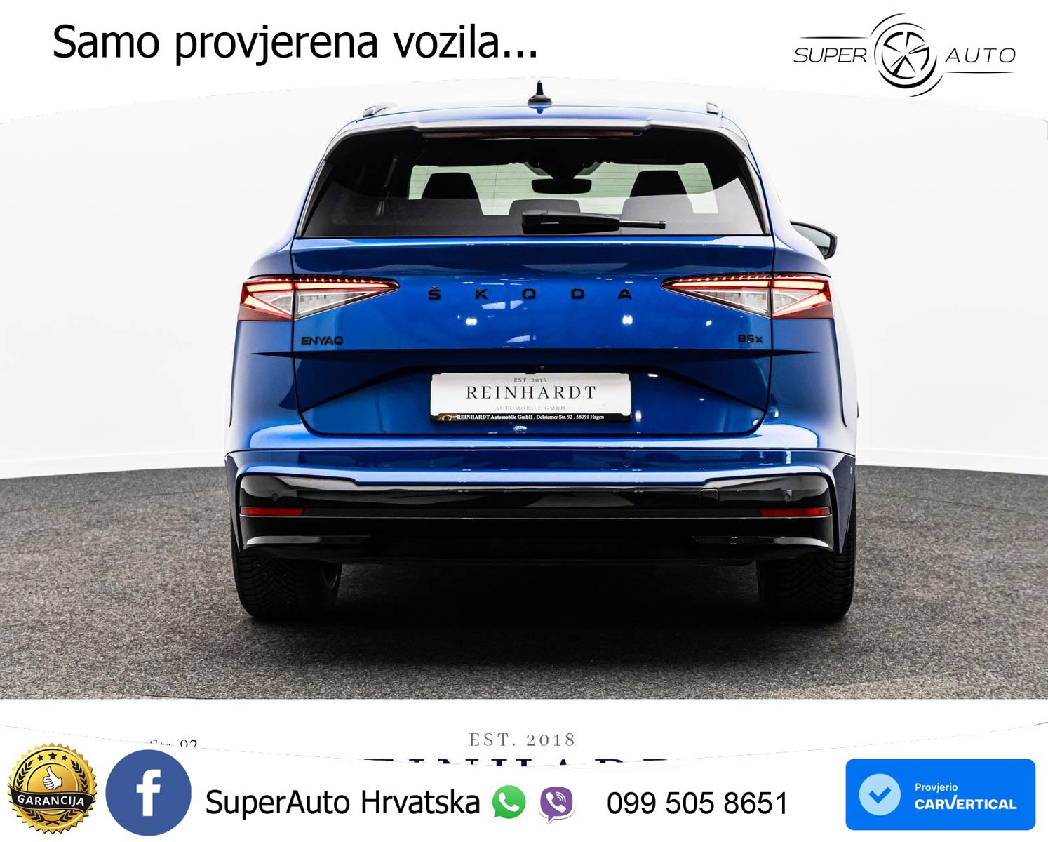 Škoda Enyaq iV 85x 82 kWh (286 KS) AWD