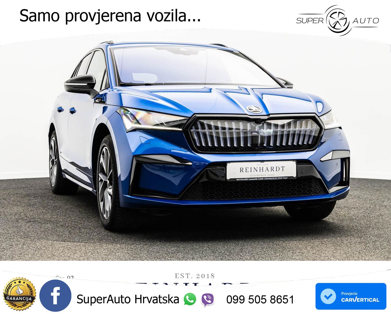 Škoda Enyaq iV 85x 82 kWh (286 KS) AWD
