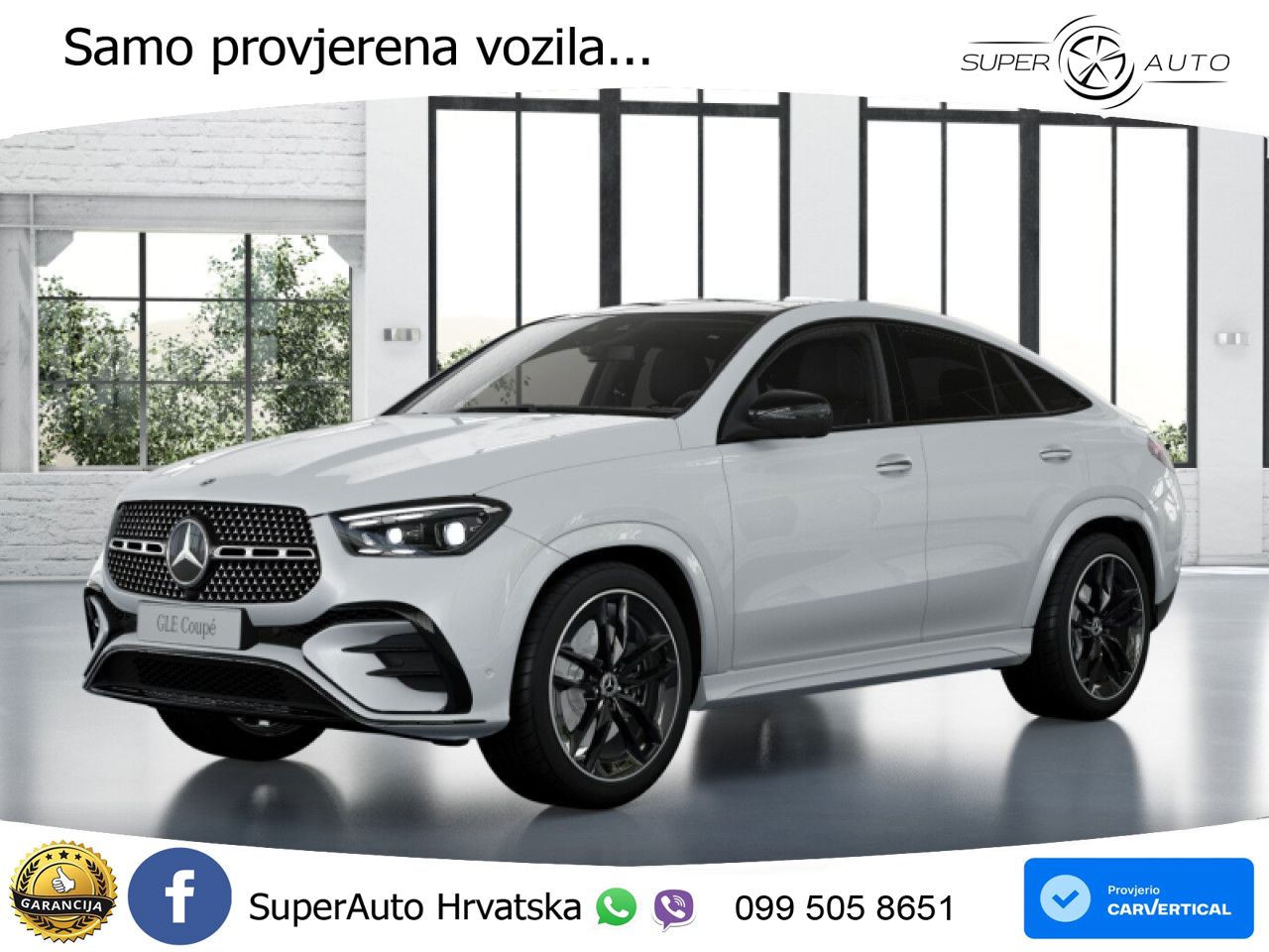 Mercedes GLE Coupe 450d (367 KS) EQ Boost 4MATIC 9G-TRONIC AMG LED+GR SJED+ACC