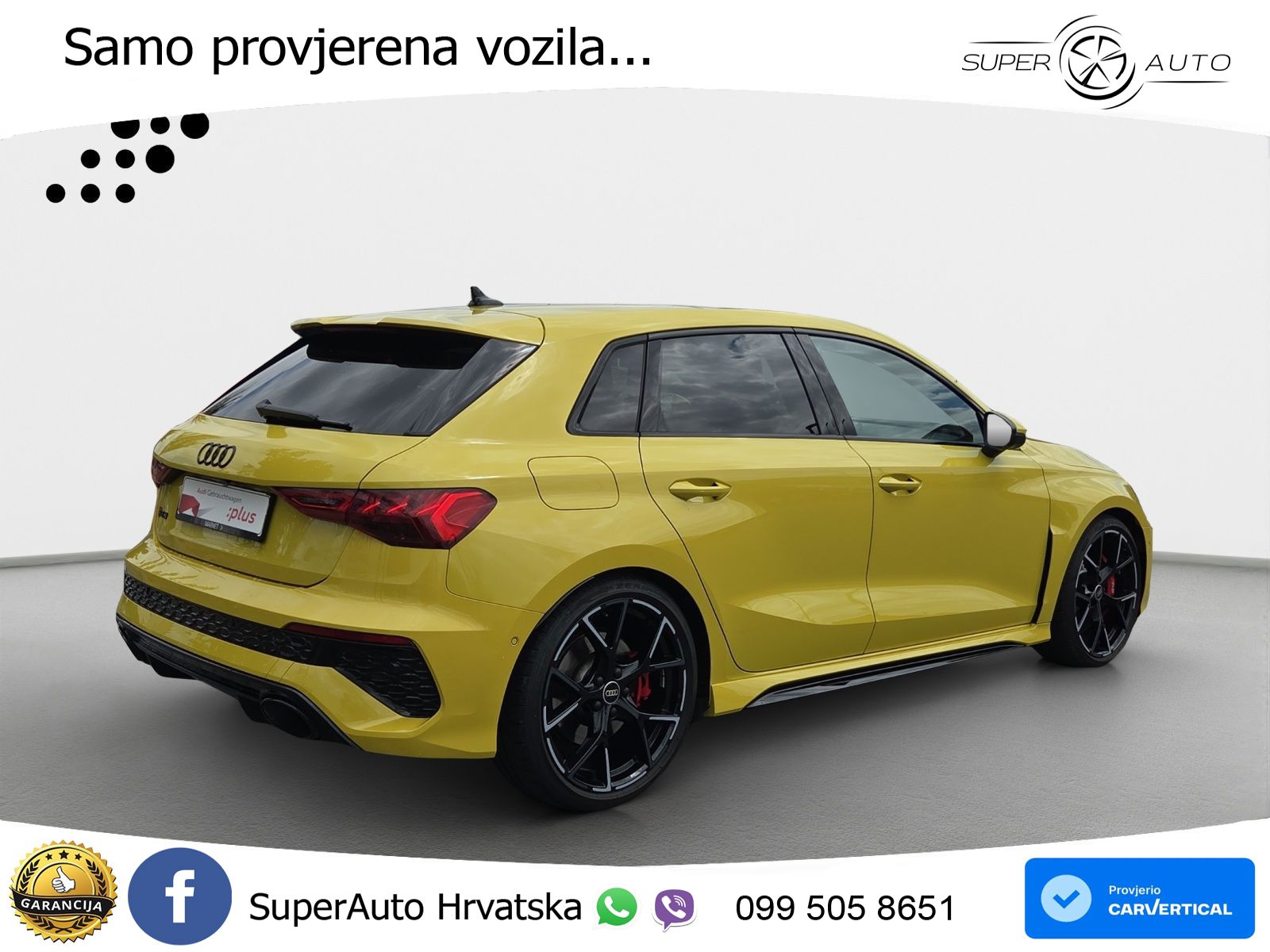 Audi RS3 Sedan 2.5 TFSI (400 KS) quattro S tronic LED+GR SJED+ACC