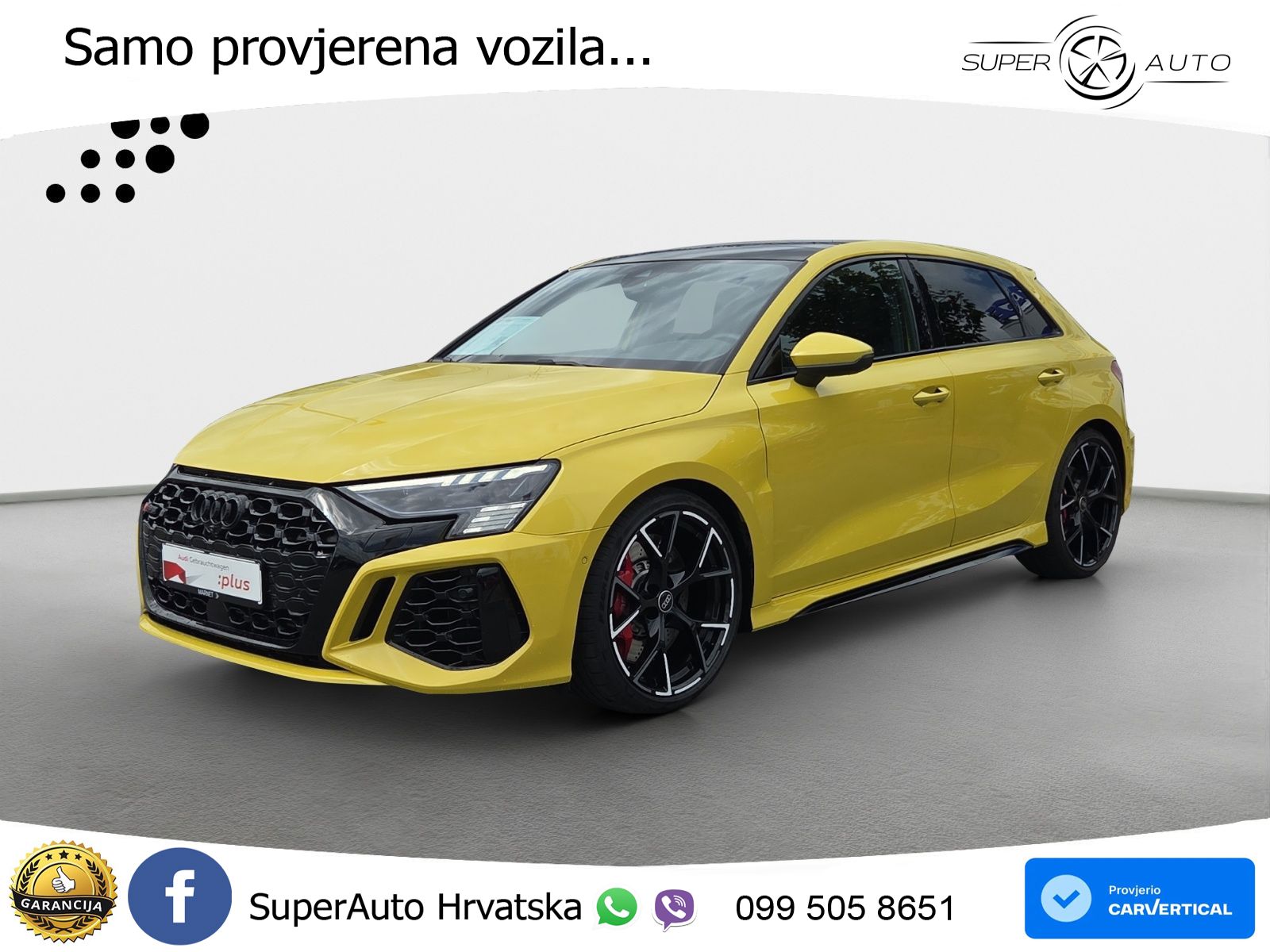 Audi RS3 Sedan 2.5 TFSI (400 KS) quattro S tronic LED+GR SJED+ACC