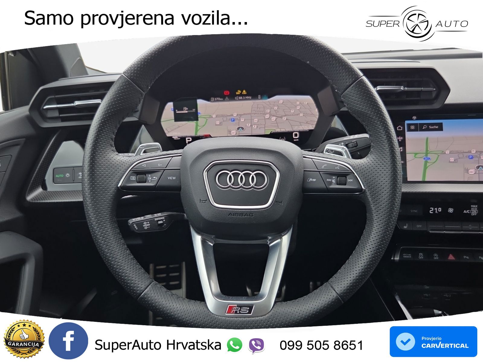 Audi RS3 Sedan 2.5 TFSI (400 KS) quattro S tronic LED+GR SJED+ACC