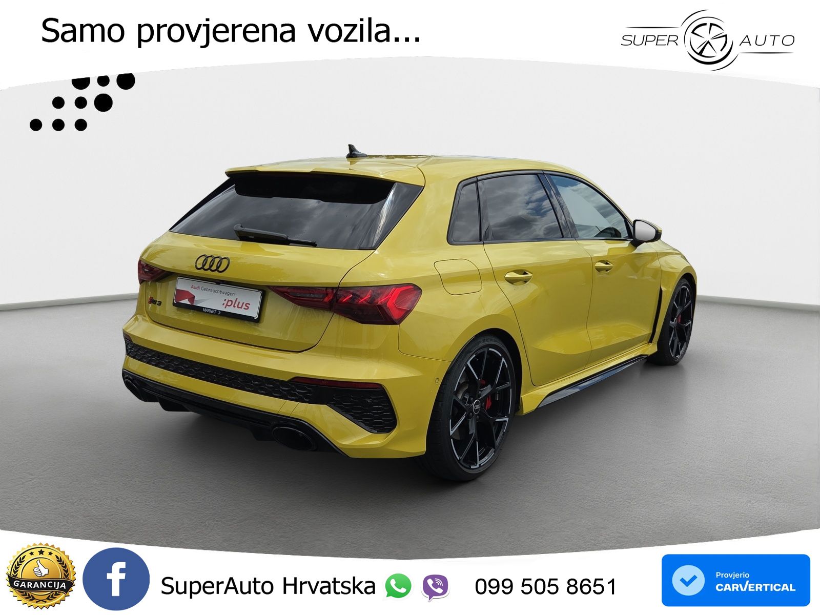 Audi RS3 Sedan 2.5 TFSI (400 KS) quattro S tronic LED+GR SJED+ACC