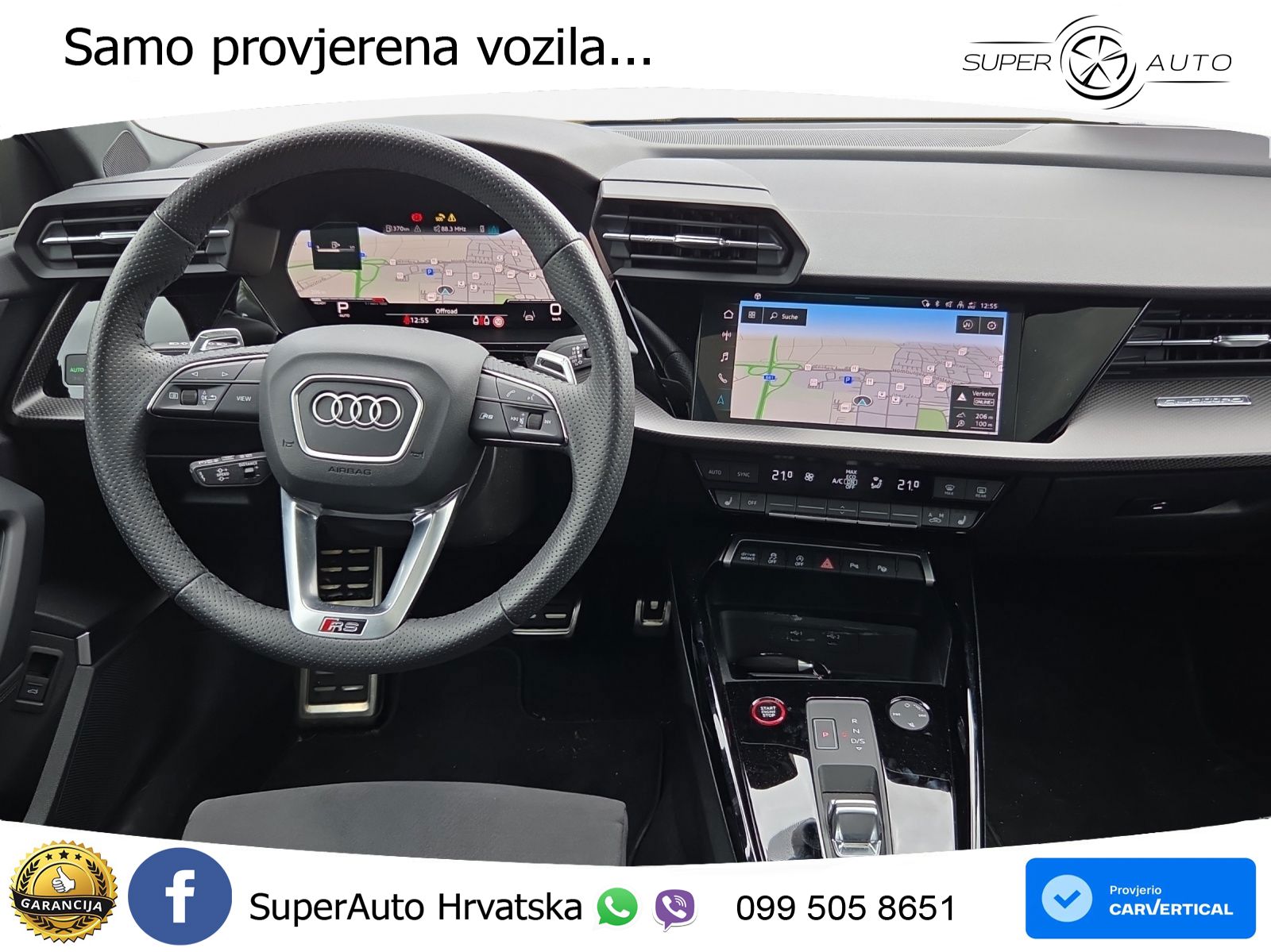 Audi RS3 Sedan 2.5 TFSI (400 KS) quattro S tronic LED+GR SJED+ACC