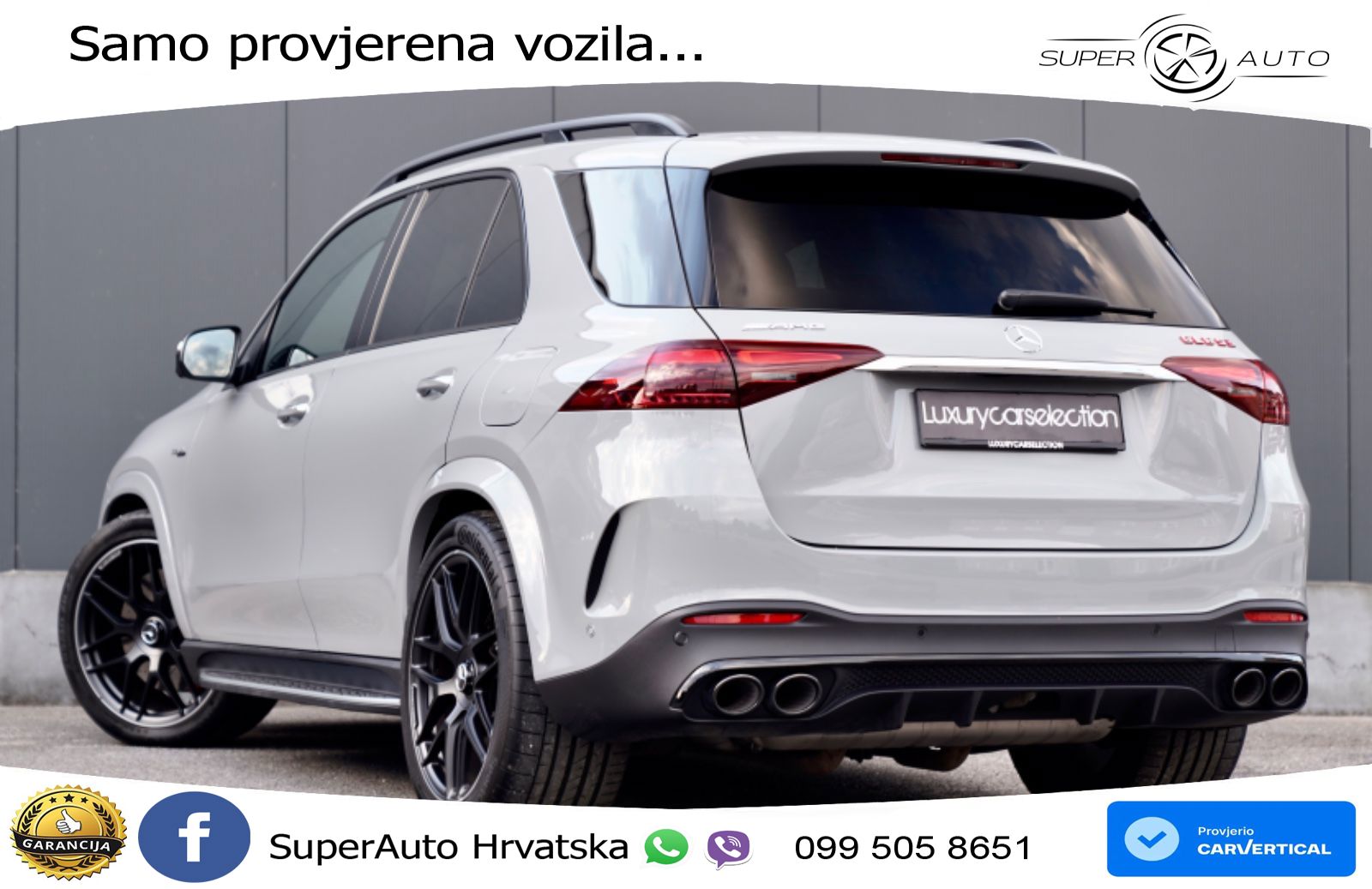 Mercedes AMG GLE 53 (544 KS) 4MATIC+ 9G-TRONIC LED+GR SJED+ACC