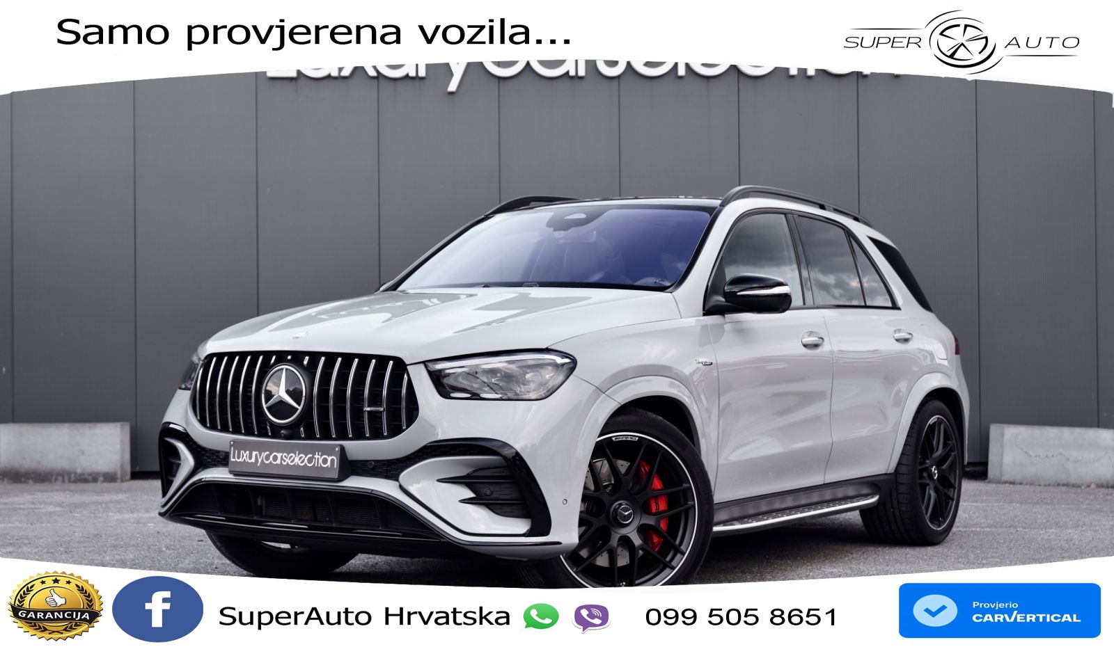 Mercedes AMG GLE 53 (544 KS) 4MATIC+ 9G-TRONIC LED+GR SJED+ACC