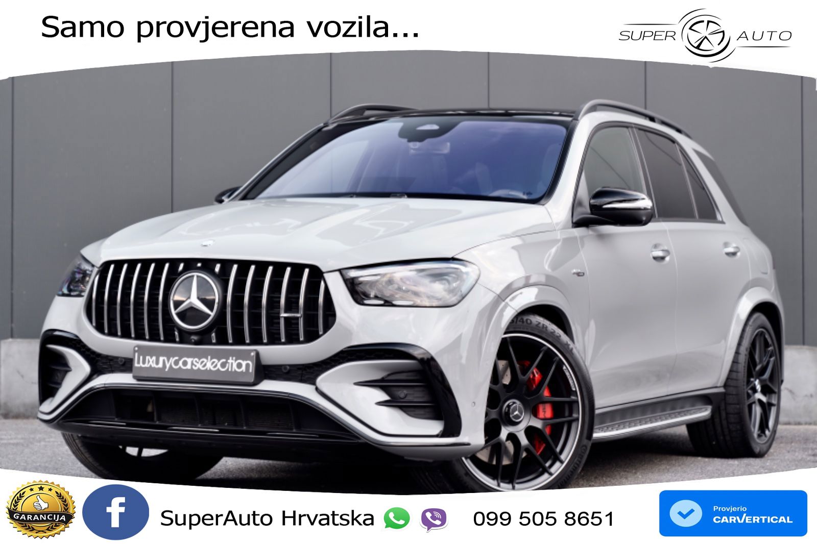 Mercedes AMG GLE 53 (544 KS) 4MATIC+ 9G-TRONIC LED+GR SJED+ACC
