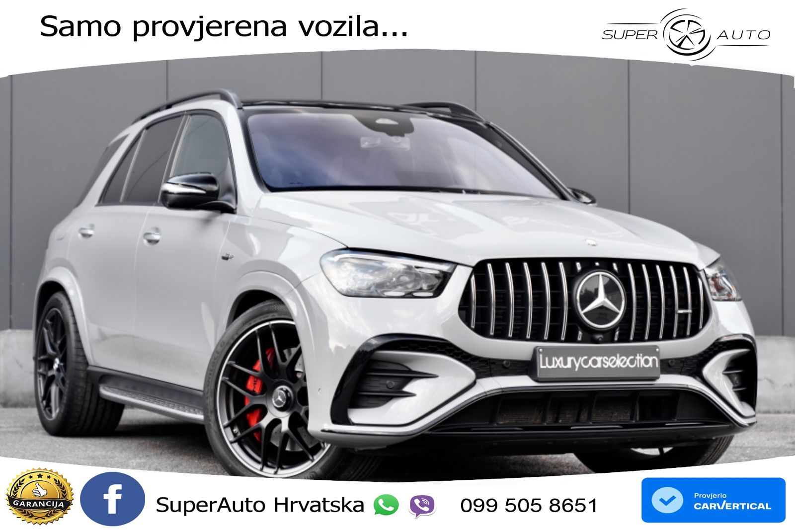 Mercedes AMG GLE 53 (544 KS) 4MATIC+ 9G-TRONIC LED+GR SJED+ACC