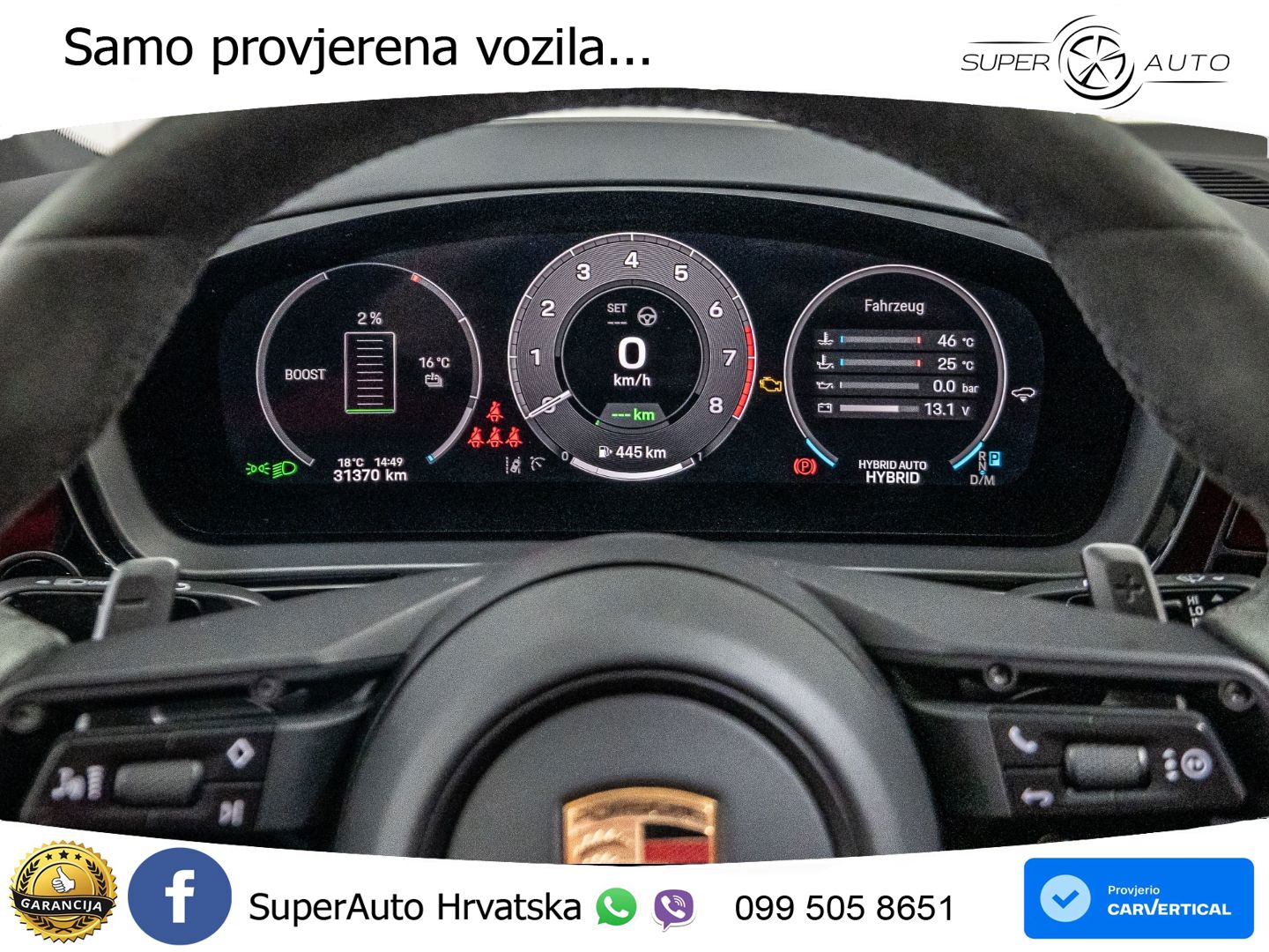 Porsche Cayenne S 3.0 V6 (519 KS) E-Hybrid Tiptronic S