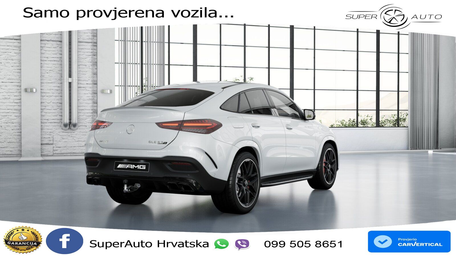 Mercedes AMG GLE Coupe 63 S V8 (612 KS) EQ Boost 4MATIC+ AMG SPEEDSHIFT TCT 9G LED+GR SJED+ACC