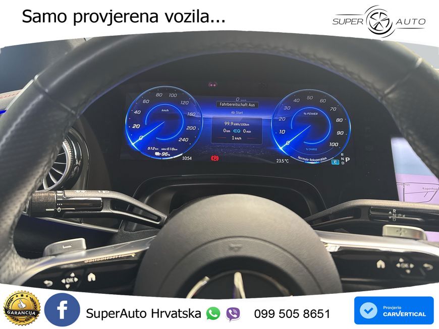 Mercedes EQE 500 100 kWh (408 KS) 4MATIC AMG LED+GR SJED+ACC