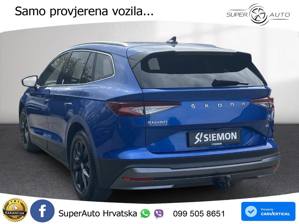 Škoda Enyaq iV 80 82 kWh (204 KS) Suite LED+GR SJED+ACC