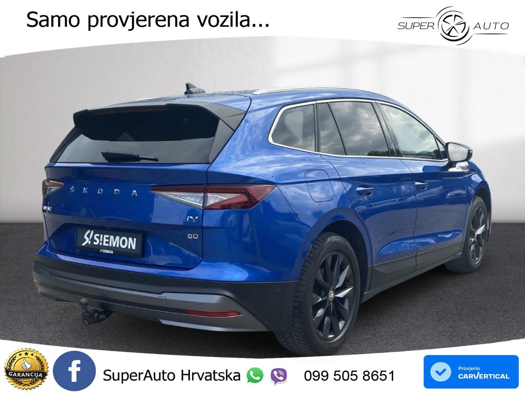 Škoda Enyaq iV 80 82 kWh (204 KS) Suite LED+GR SJED+ACC
