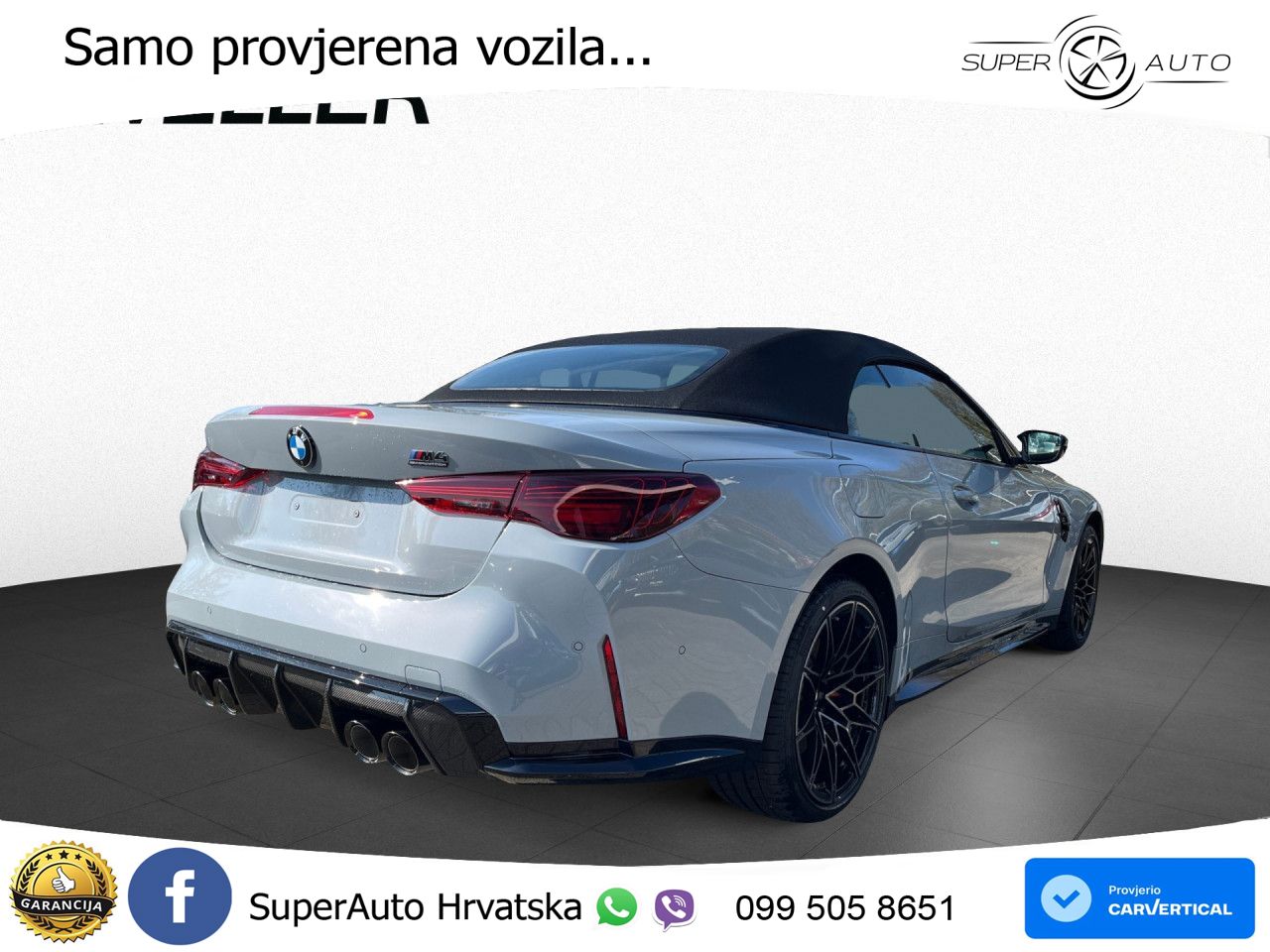 BMW M4 Convertible Competition 3.0 (530 KS) xDrive Steptronic LED+GR SJED+ACC