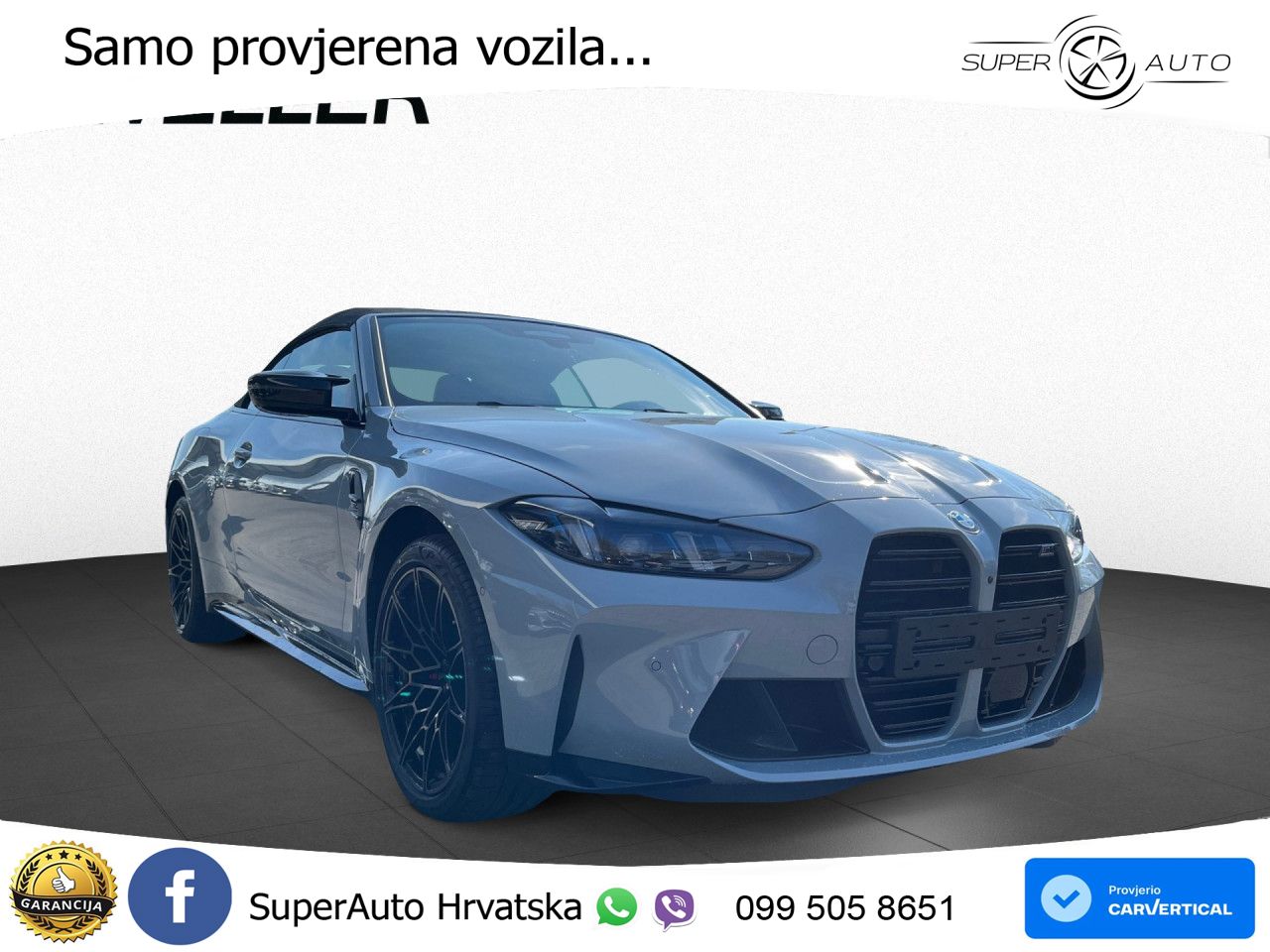 BMW M4 Convertible Competition 3.0 (530 KS) xDrive Steptronic LED+GR SJED+ACC