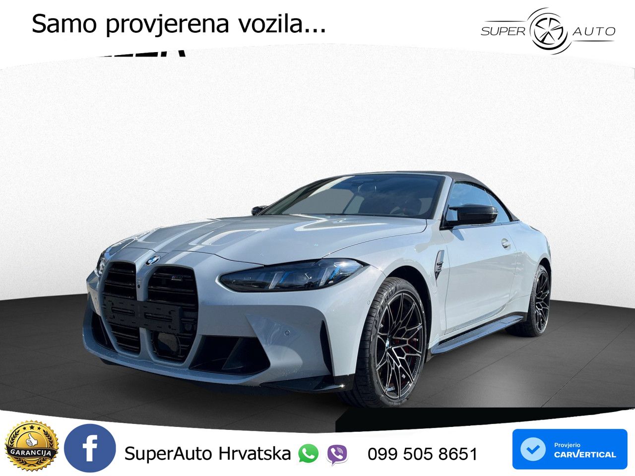 BMW M4 Convertible Competition 3.0 (530 KS) xDrive Steptronic LED+GR SJED+ACC